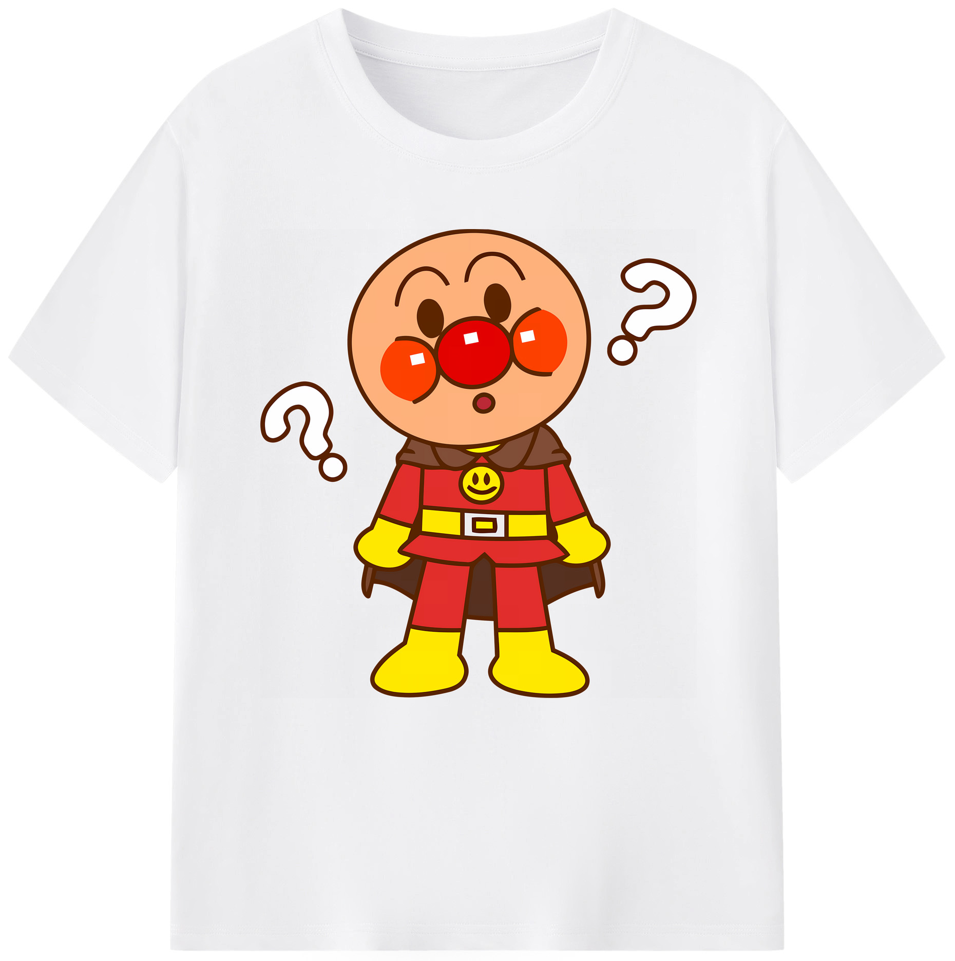 （画像用） アンパンマン Anpanman 綿100％半袖Tシャツ（フロントプリント）