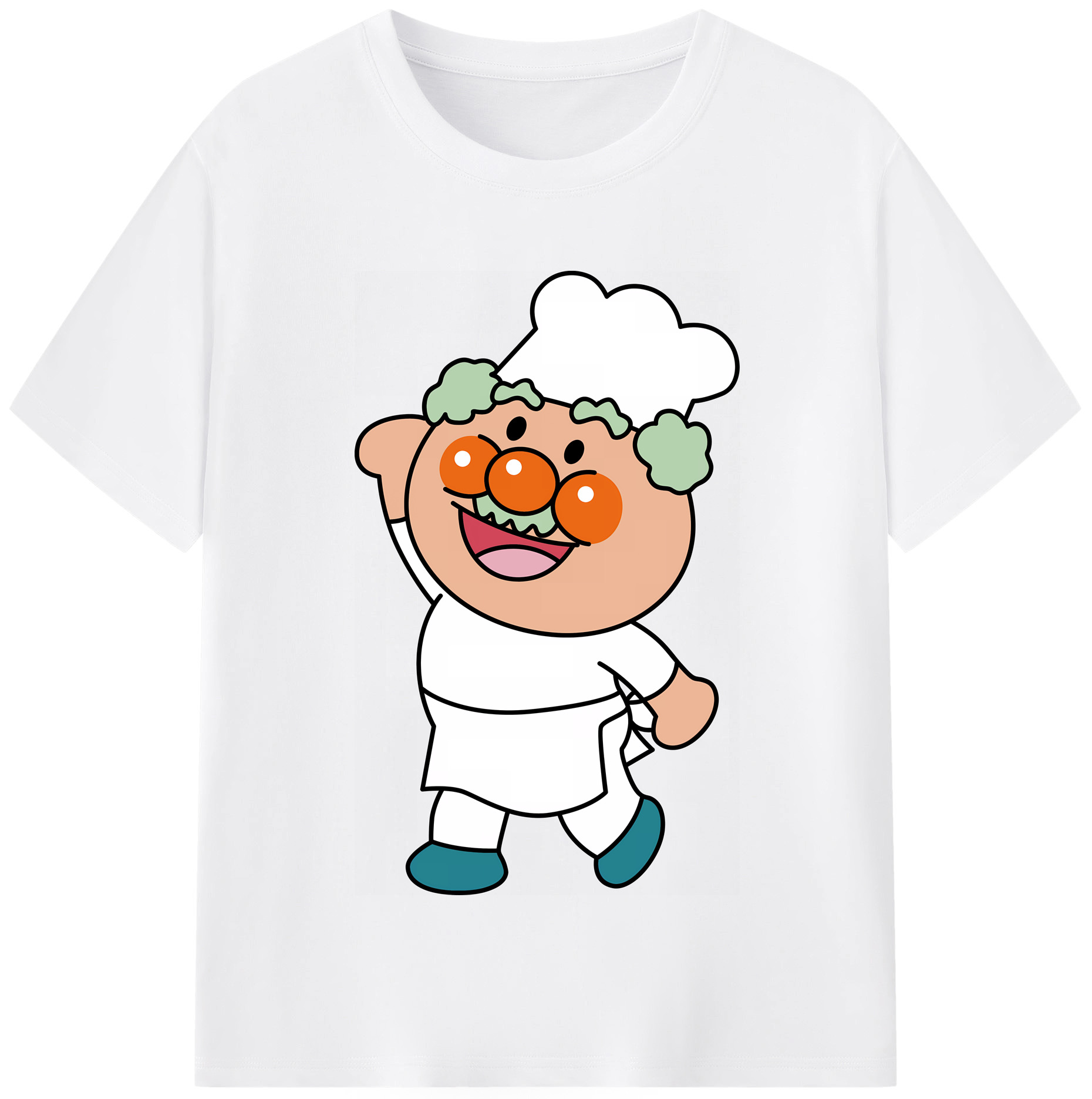 （画像用） アンパンマン Anpanman 綿100％半袖Tシャツ（フロントプリント）