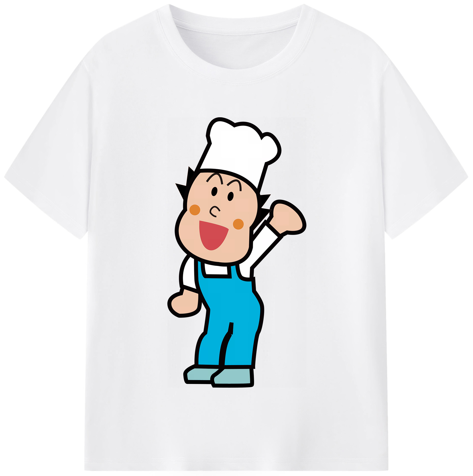 （画像用） アンパンマン Anpanman 綿100％半袖Tシャツ（フロントプリント）
