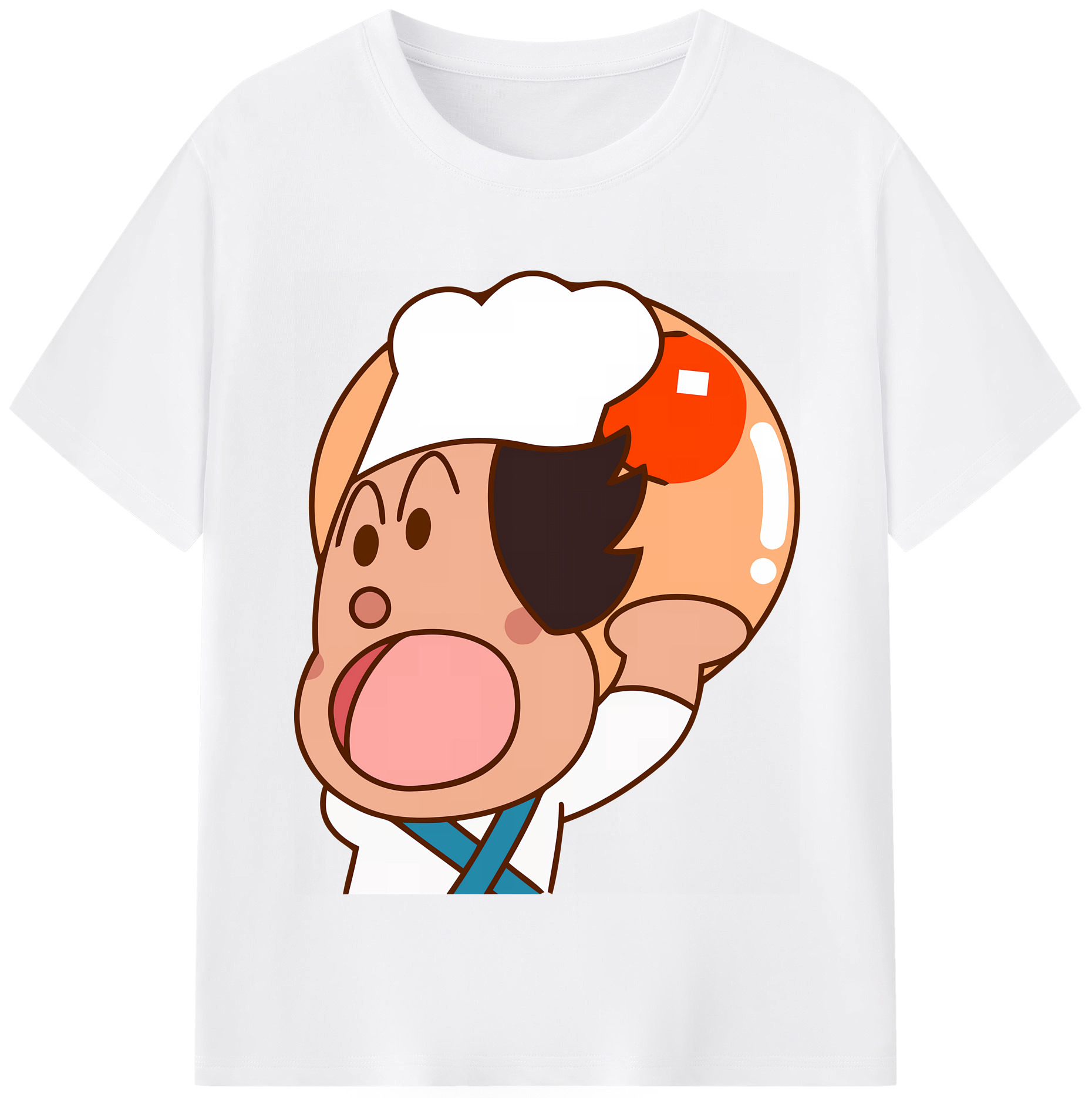（画像用） アンパンマン Anpanman 綿100％半袖Tシャツ（フロントプリント）