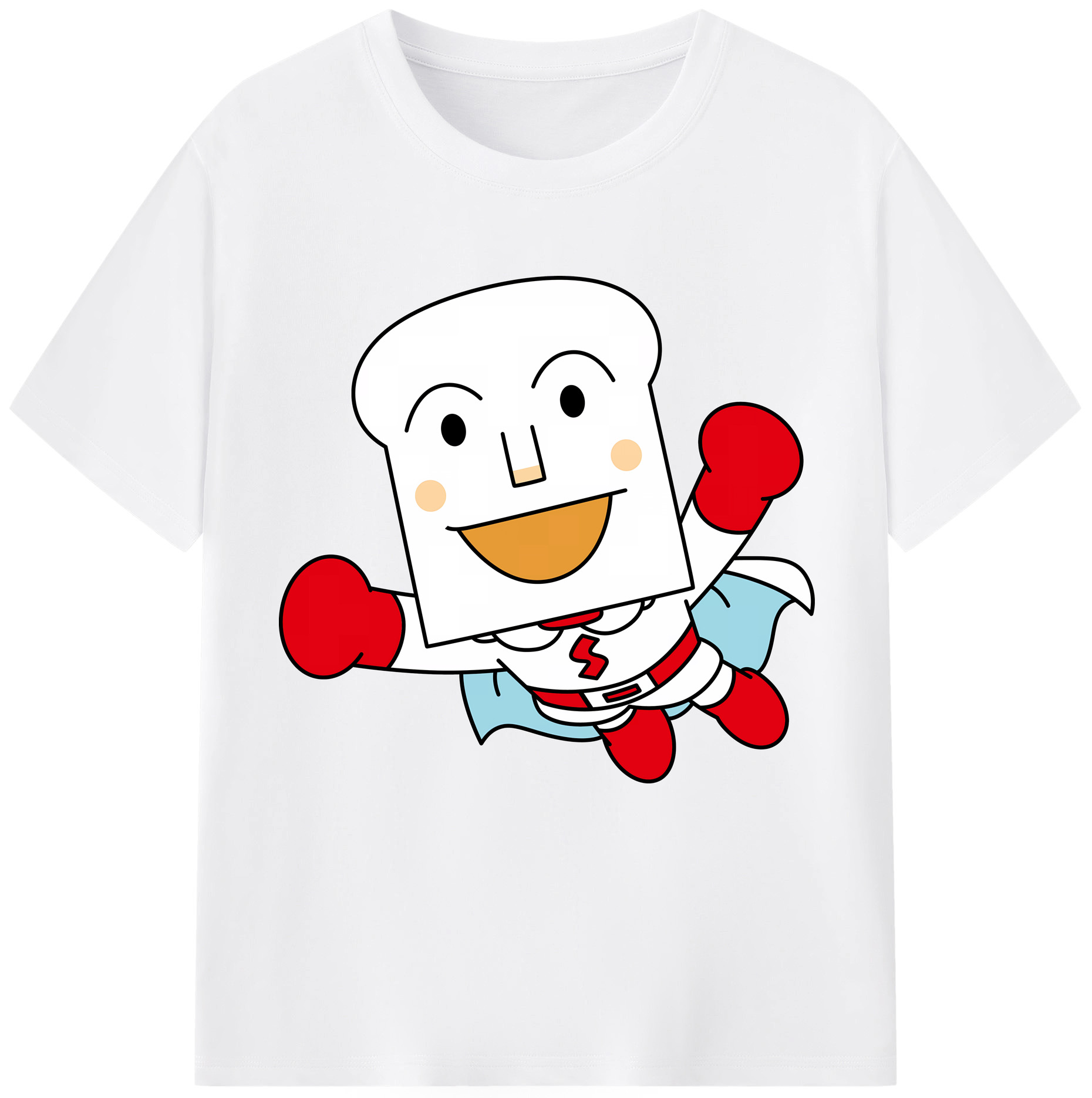 （画像用） アンパンマン Anpanman 綿100％半袖Tシャツ（フロントプリント）