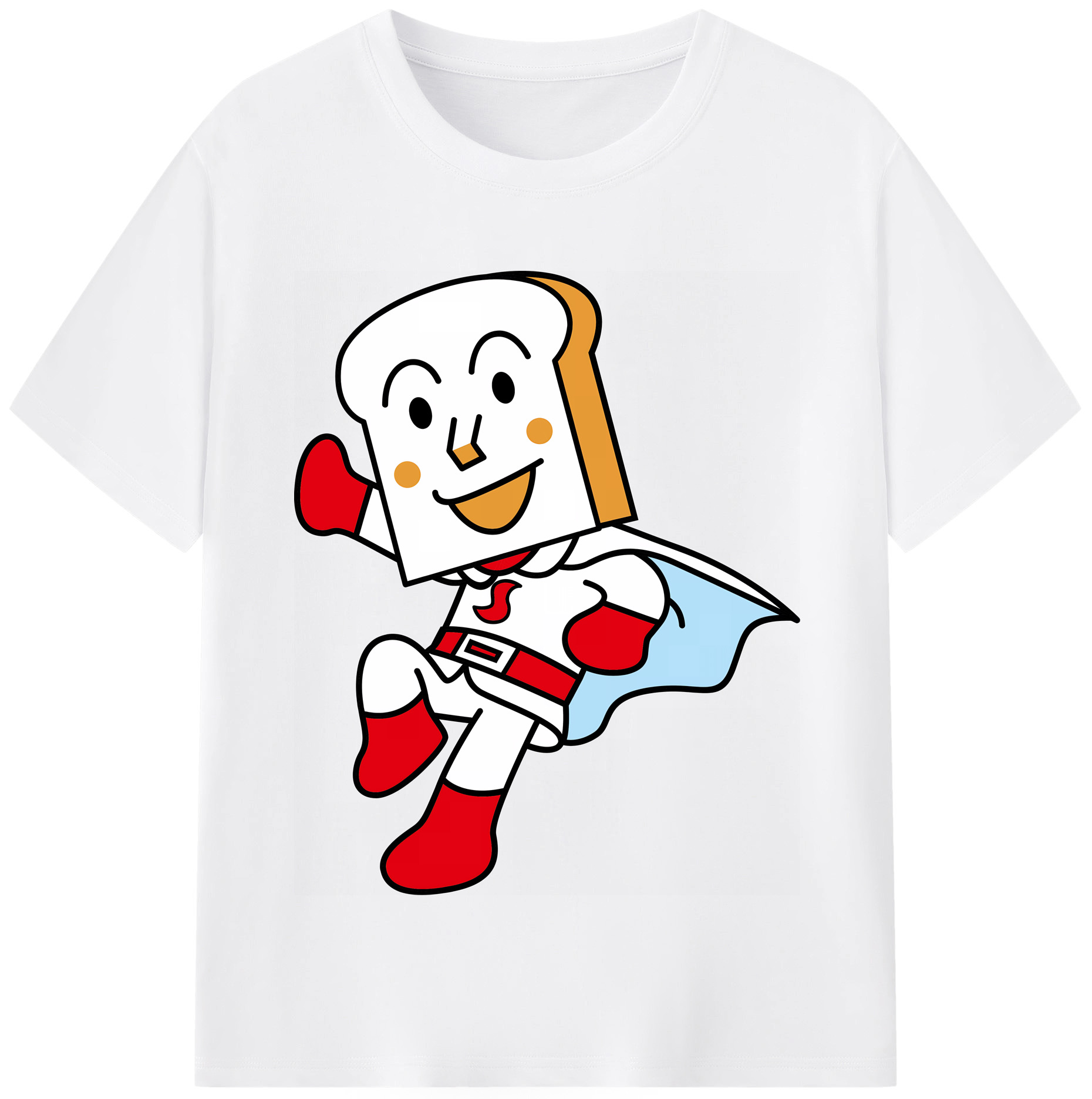 （画像用） アンパンマン Anpanman 綿100％半袖Tシャツ（フロントプリント）