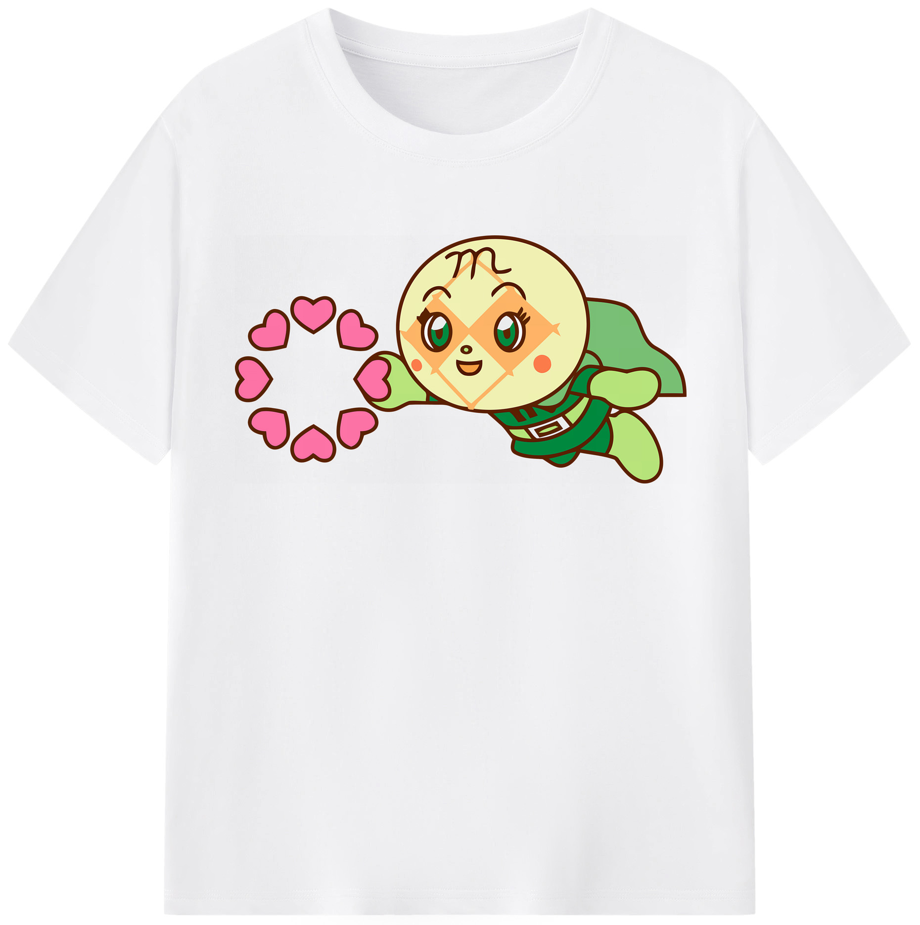 （画像用） アンパンマン Anpanman 綿100％半袖Tシャツ（フロントプリント）