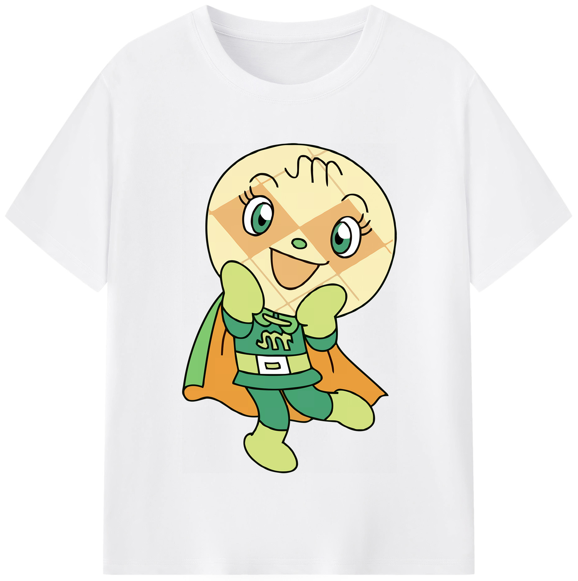 （画像用） アンパンマン Anpanman 綿100％半袖Tシャツ（フロントプリント）