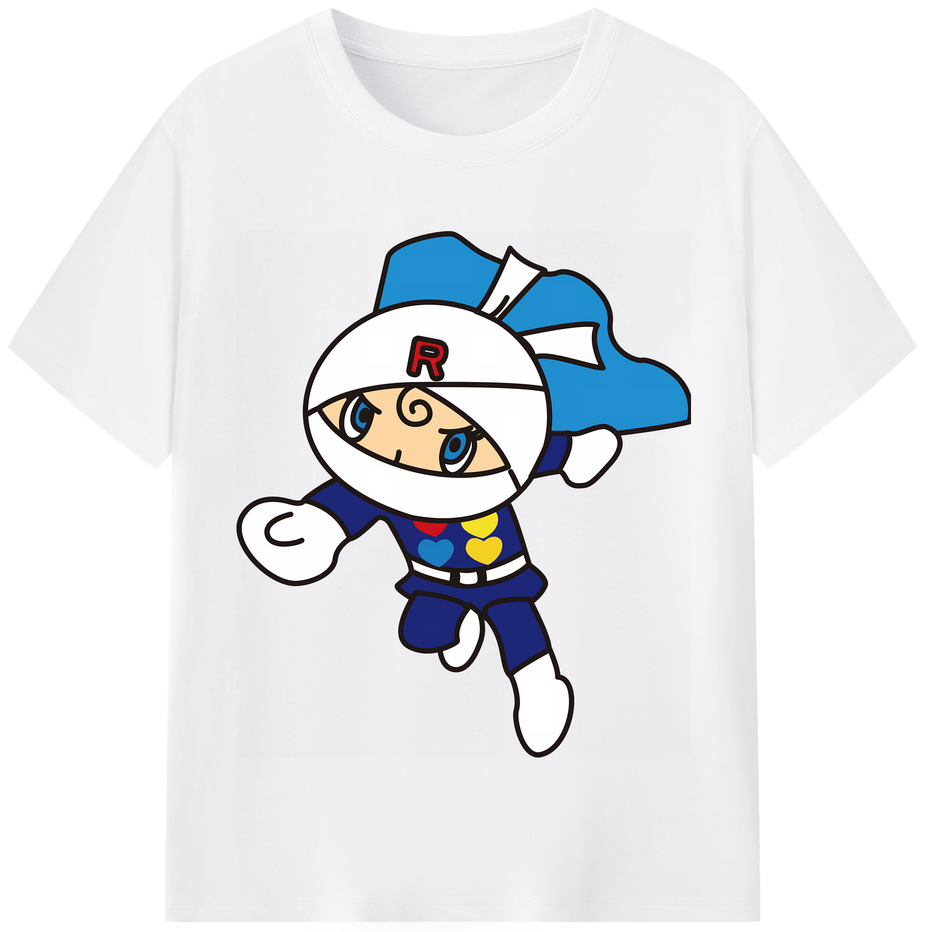 （画像用） アンパンマン Anpanman 綿100％半袖Tシャツ（フロントプリント）