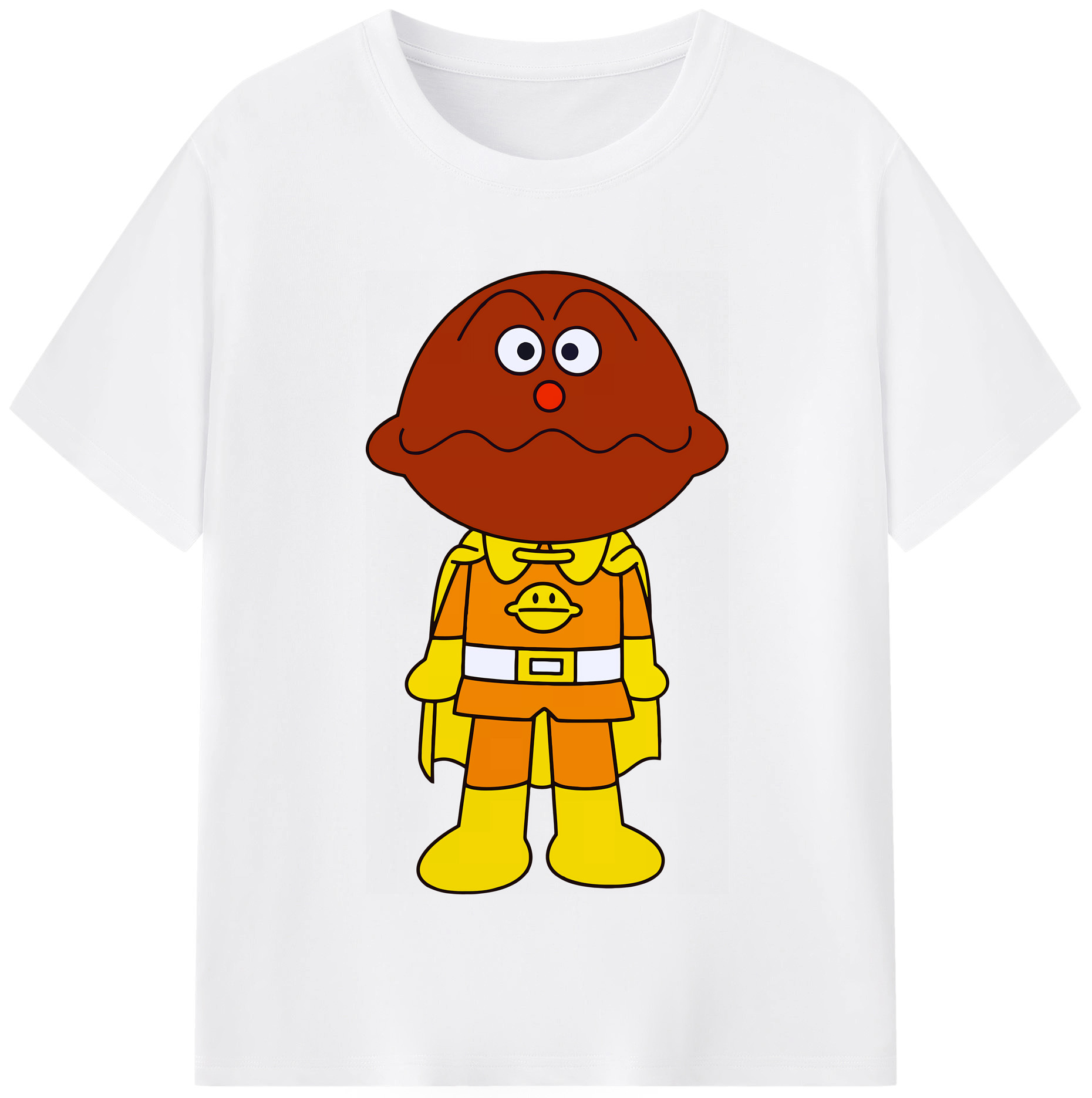 （画像用） アンパンマン Anpanman 綿100％半袖Tシャツ（フロントプリント）