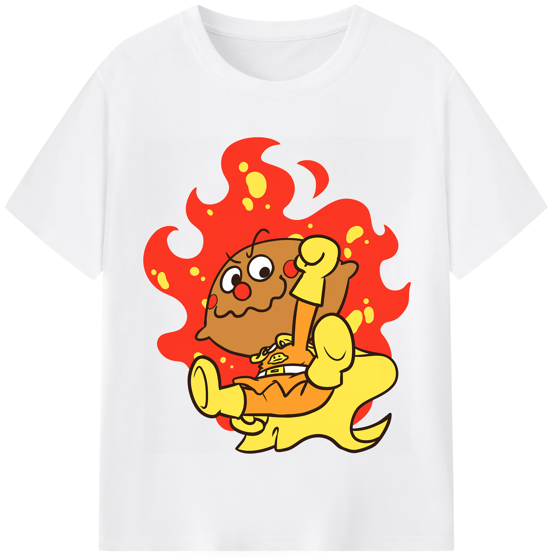 （画像用） アンパンマン Anpanman 綿100％半袖Tシャツ（フロントプリント）