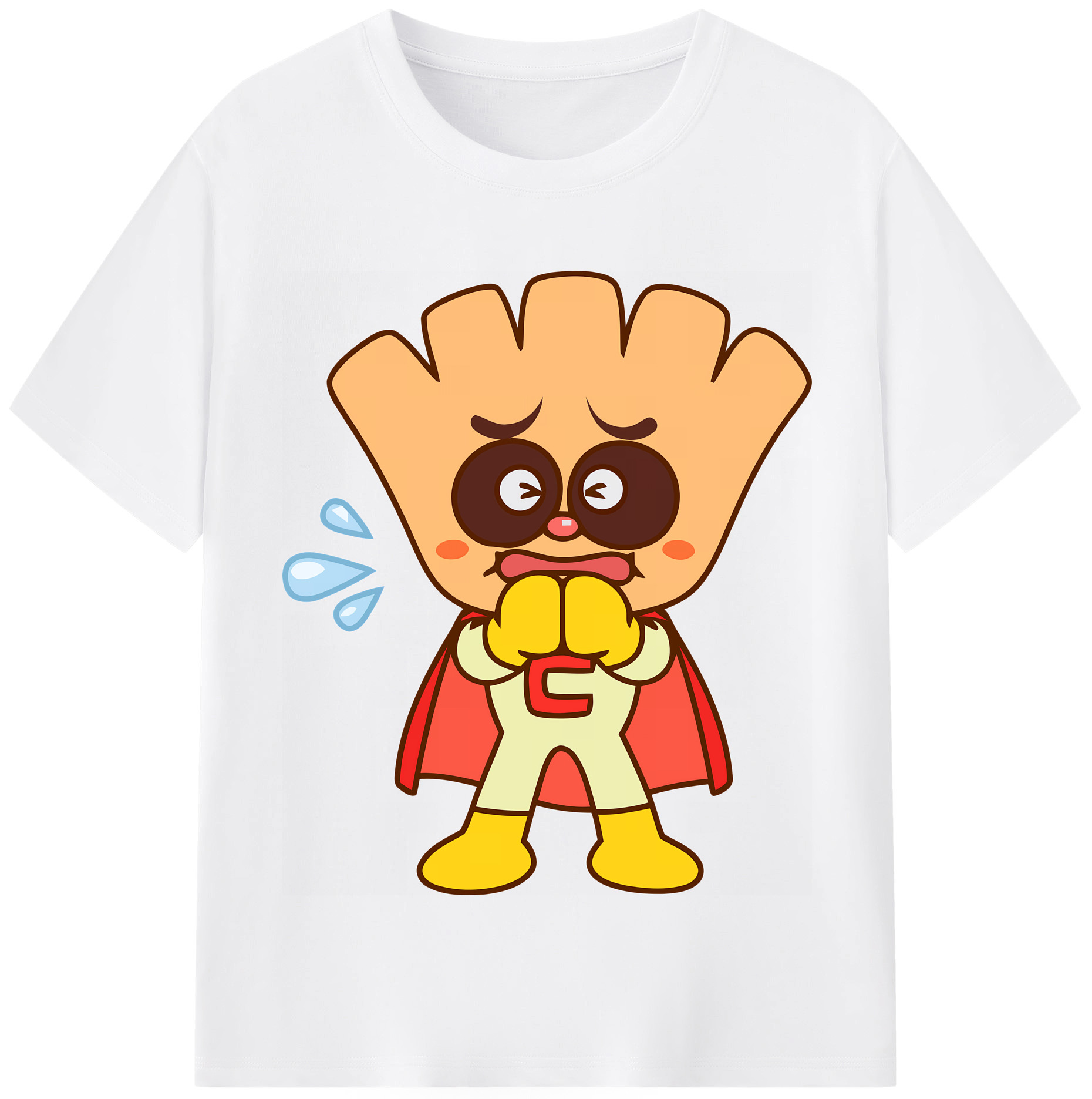 （画像用） アンパンマン Anpanman 綿100％半袖Tシャツ（フロントプリント）
