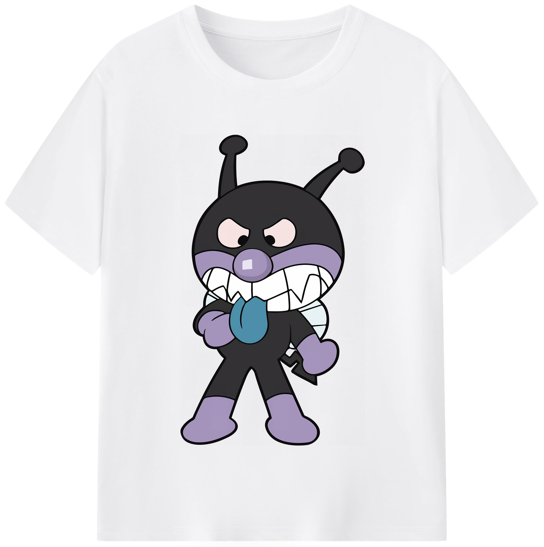 （画像用） アンパンマン Anpanman 綿100％半袖Tシャツ（フロントプリント）
