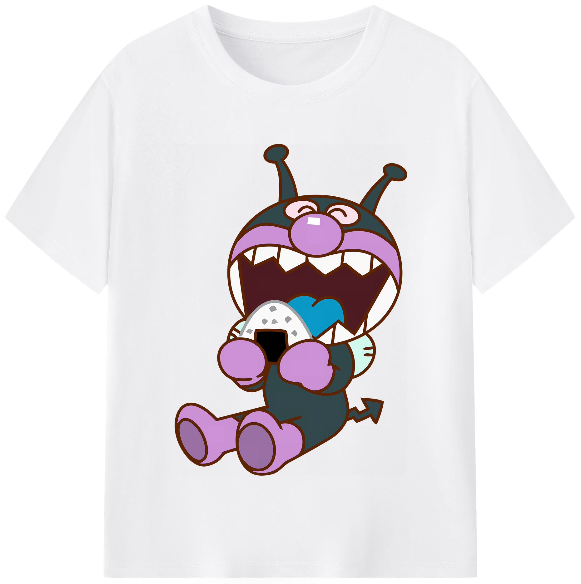 （画像用） アンパンマン Anpanman 綿100％半袖Tシャツ（フロントプリント）