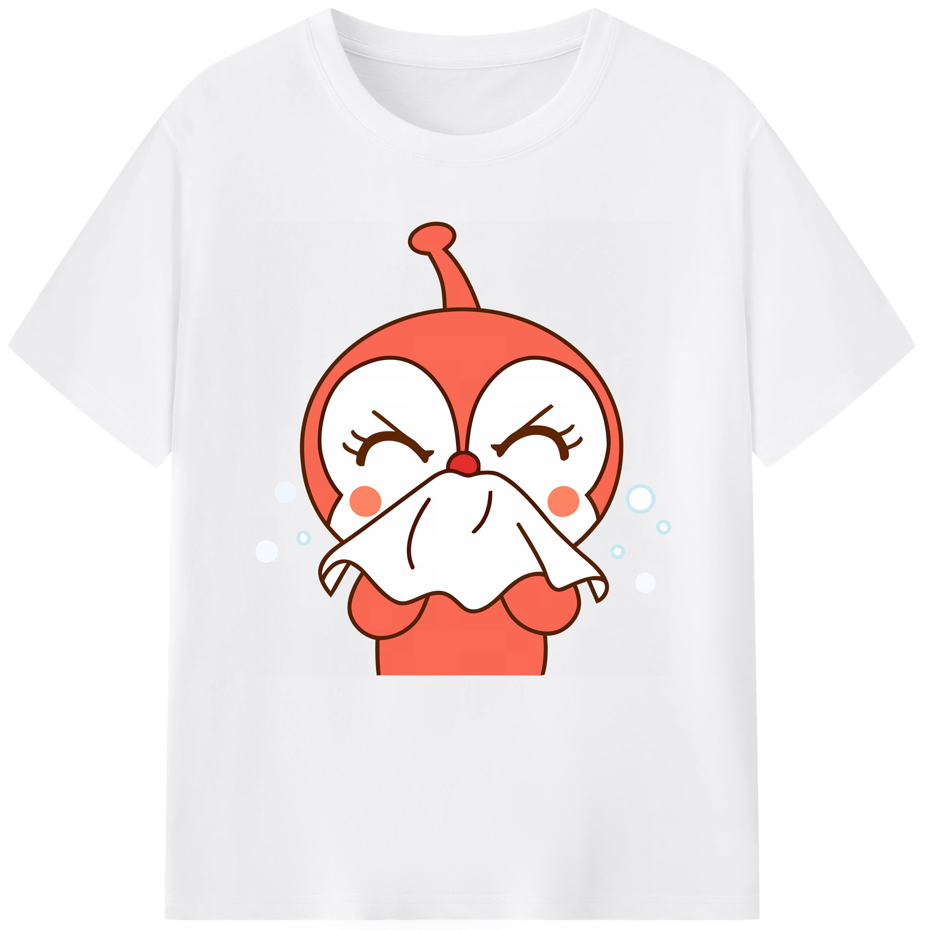 （画像用） アンパンマン Anpanman 綿100％半袖Tシャツ（フロントプリント）