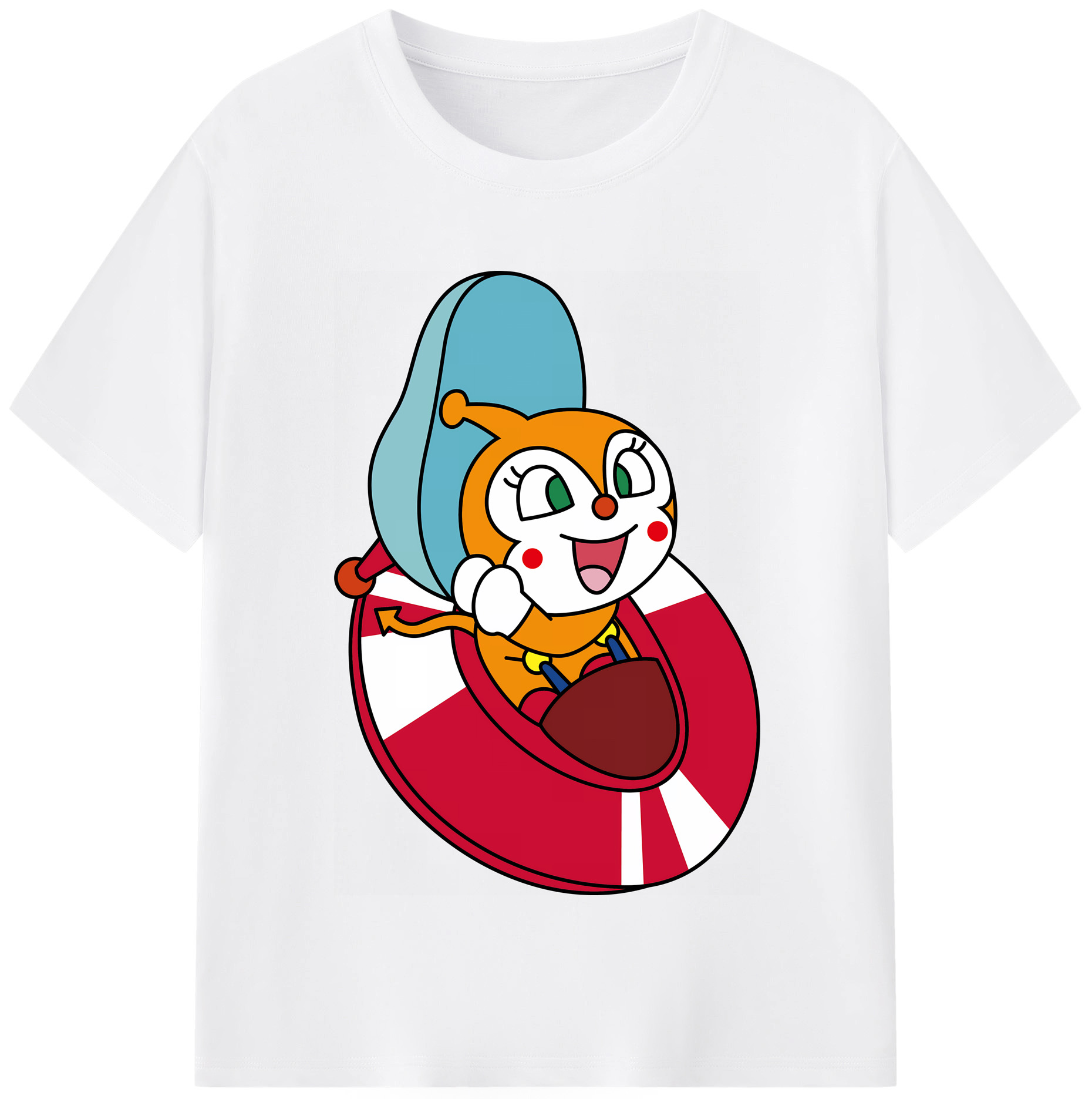 （画像用） アンパンマン Anpanman 綿100％半袖Tシャツ（フロントプリント）