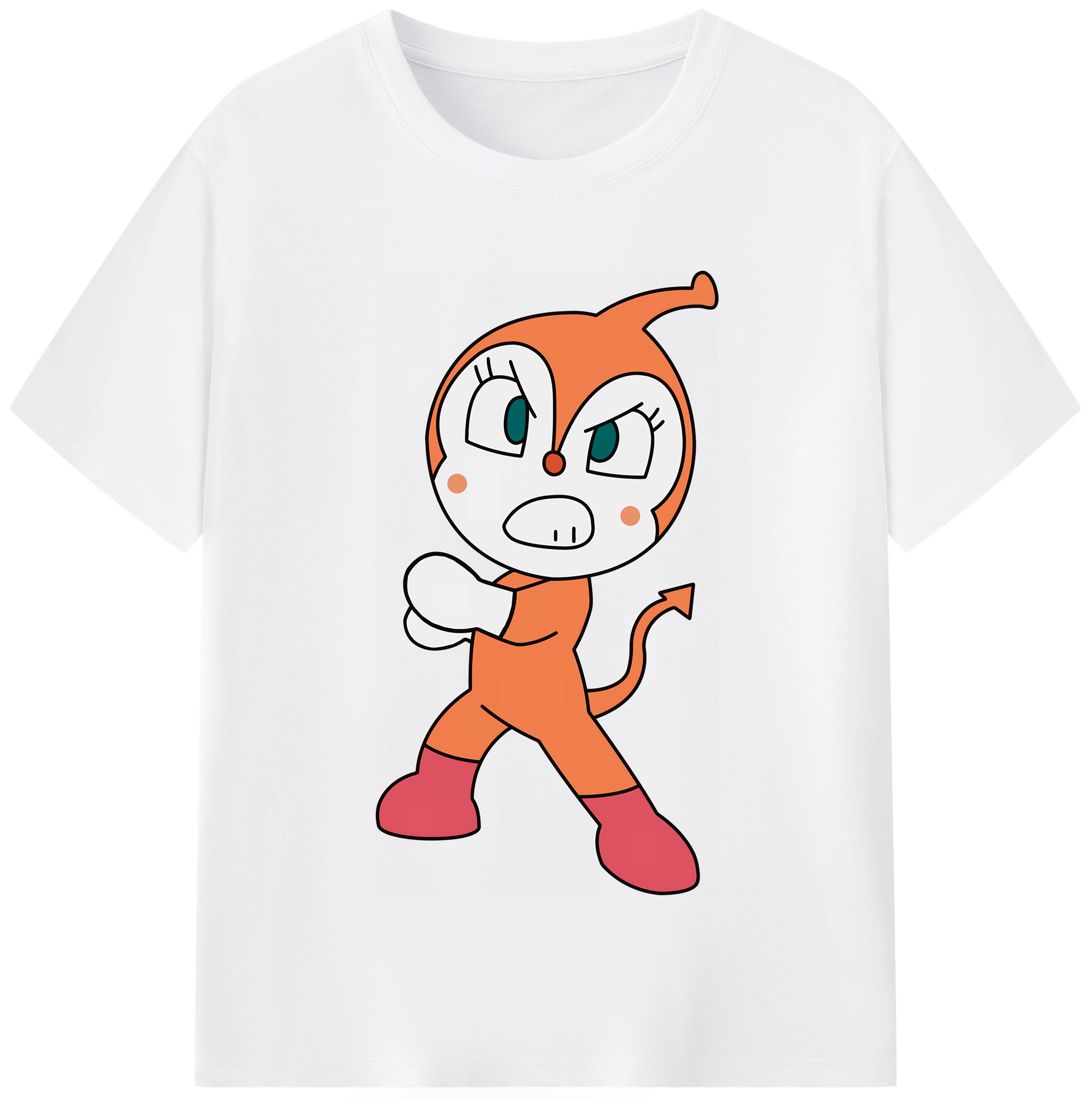 （画像用） アンパンマン Anpanman 綿100％半袖Tシャツ（フロントプリント）