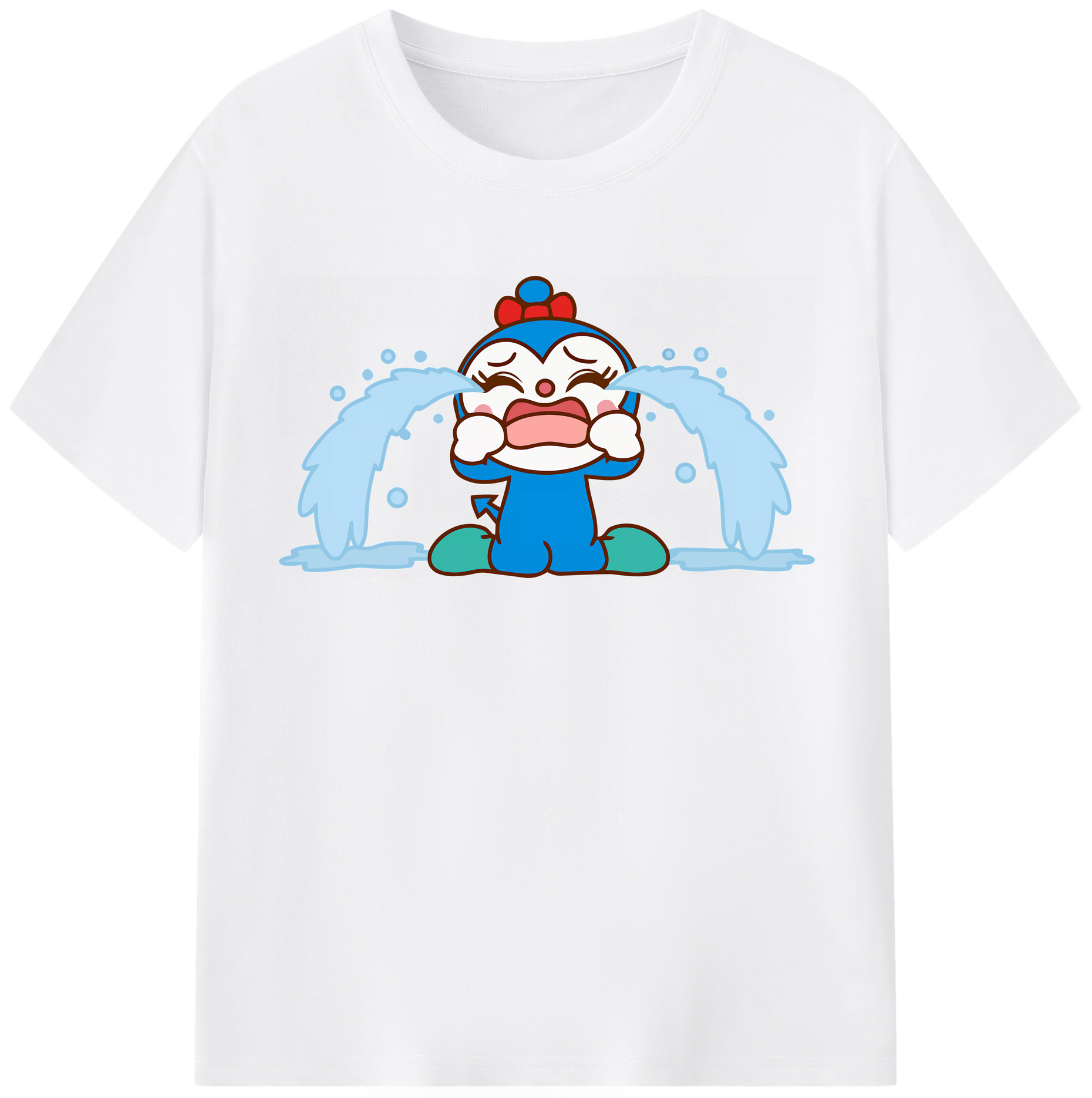 （画像用） アンパンマン Anpanman 綿100％半袖Tシャツ（フロントプリント）
