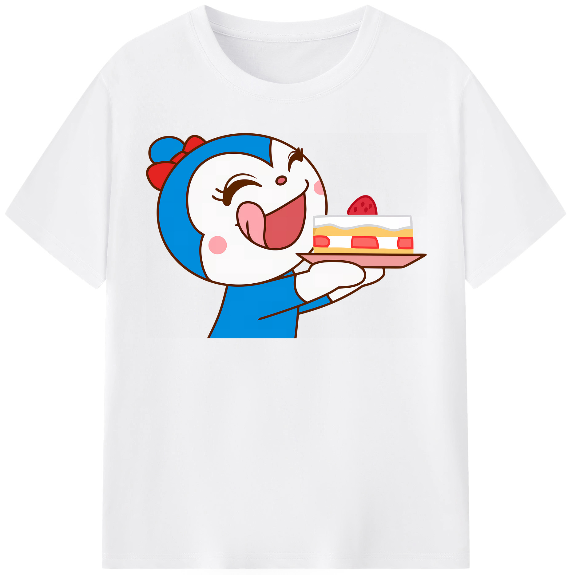 （画像用） アンパンマン Anpanman 綿100％半袖Tシャツ（フロントプリント）