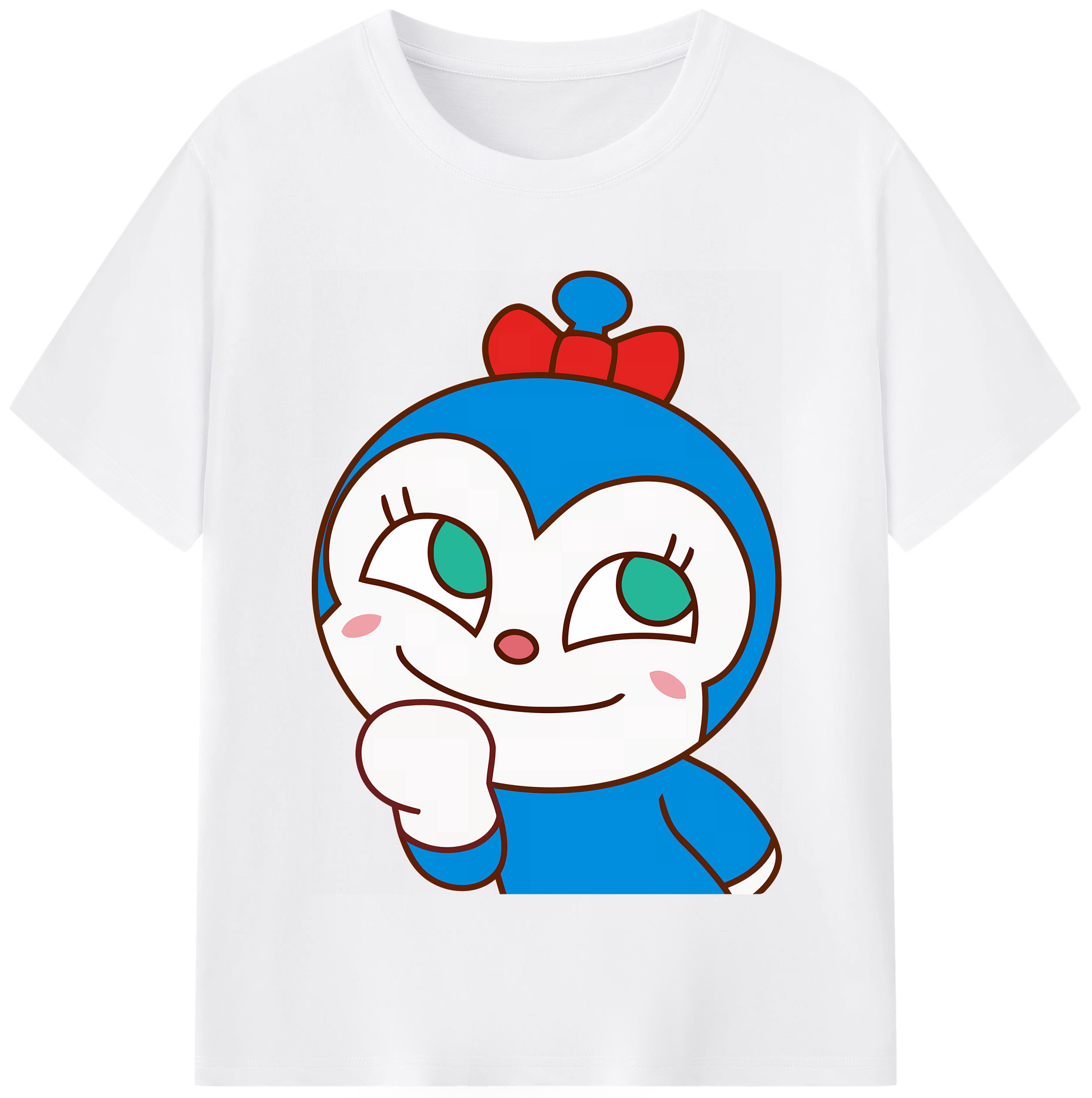 （画像用） アンパンマン Anpanman 綿100％半袖Tシャツ（フロントプリント）