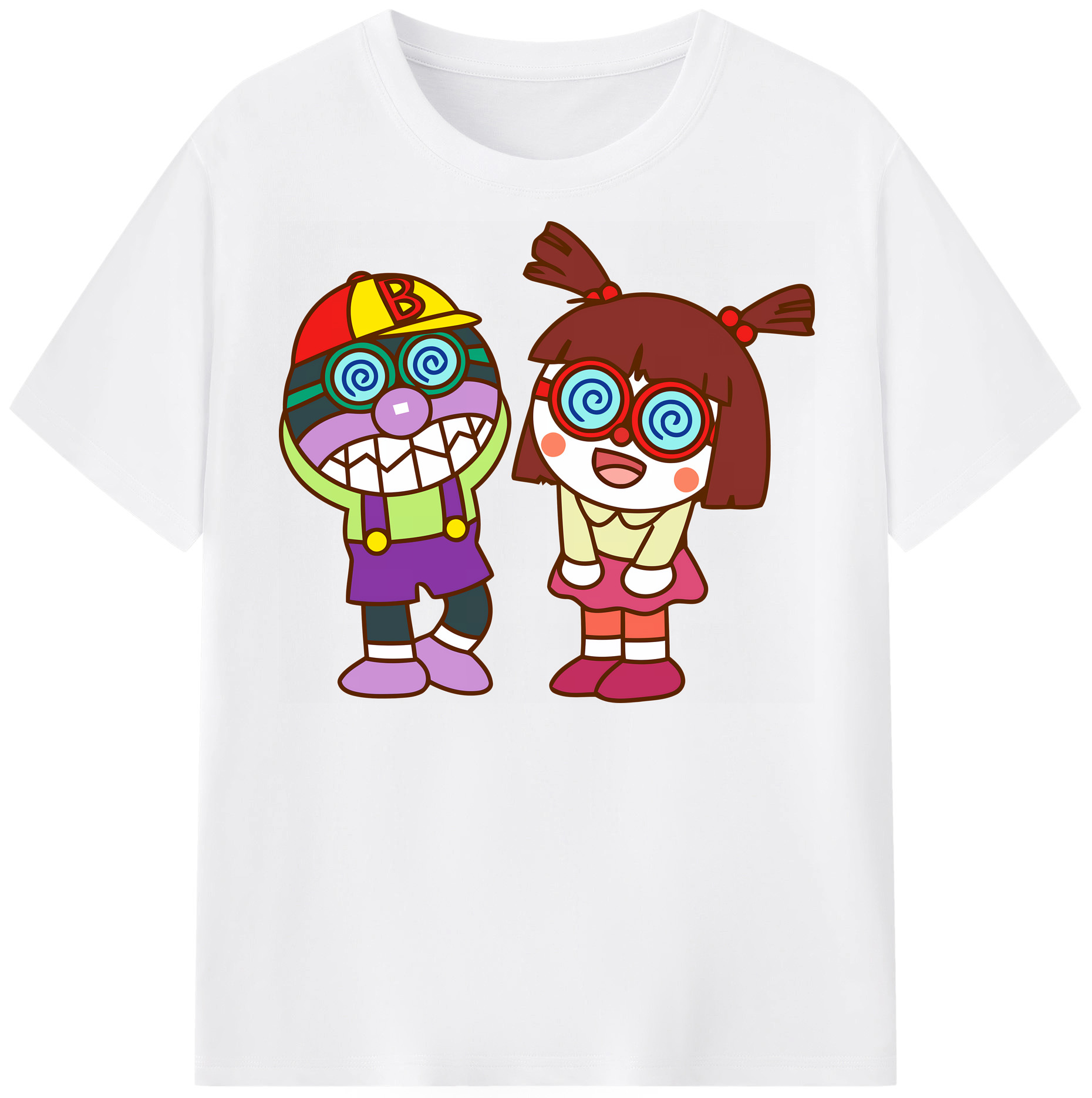 （画像用） アンパンマン Anpanman 綿100％半袖Tシャツ（フロントプリント）
