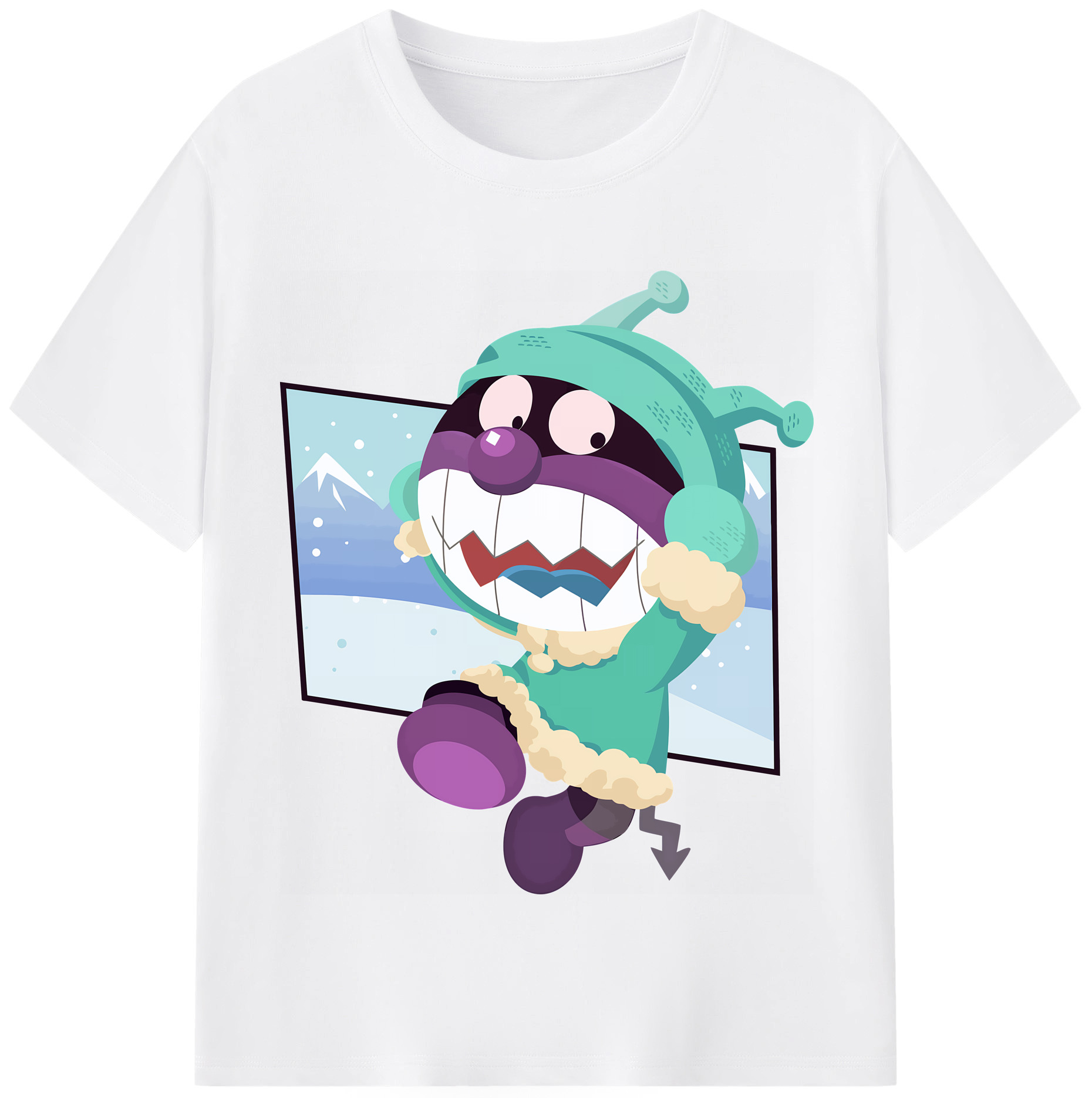 （画像用） アンパンマン Anpanman 綿100％半袖Tシャツ（フロントプリント）