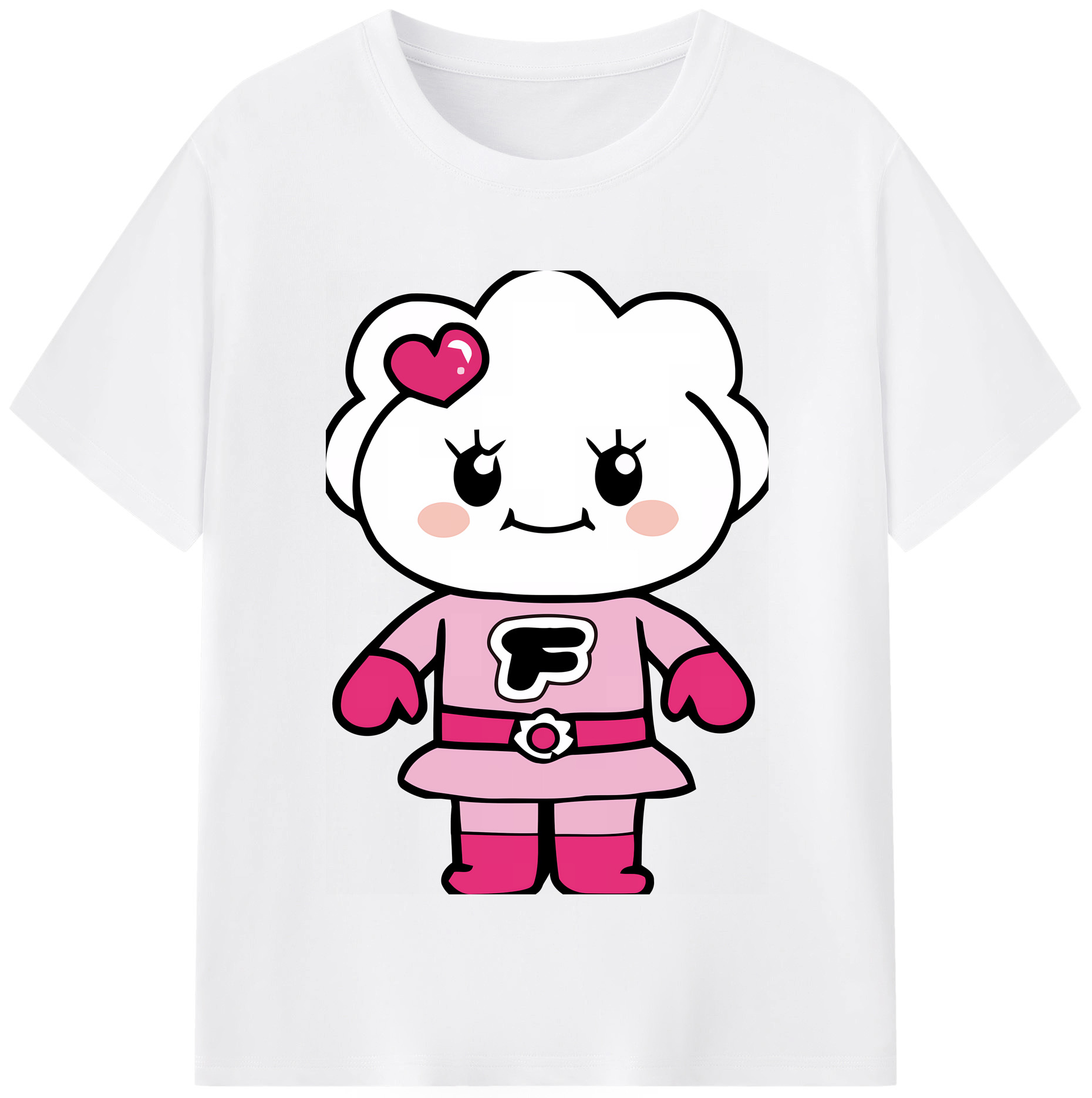 （画像用） アンパンマン Anpanman 綿100％半袖Tシャツ（フロントプリント）
