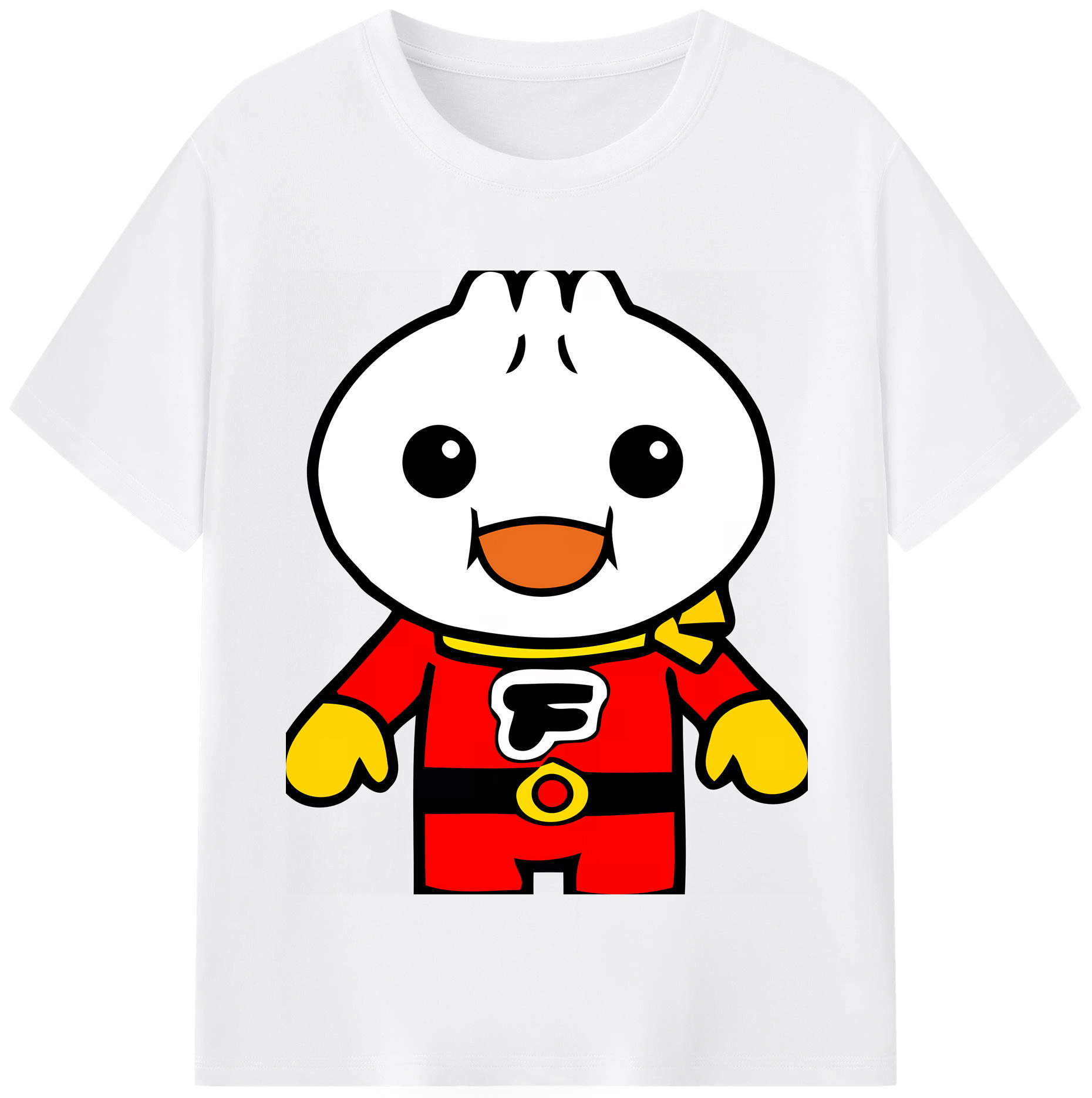 （画像用） アンパンマン Anpanman 綿100％半袖Tシャツ（フロントプリント）