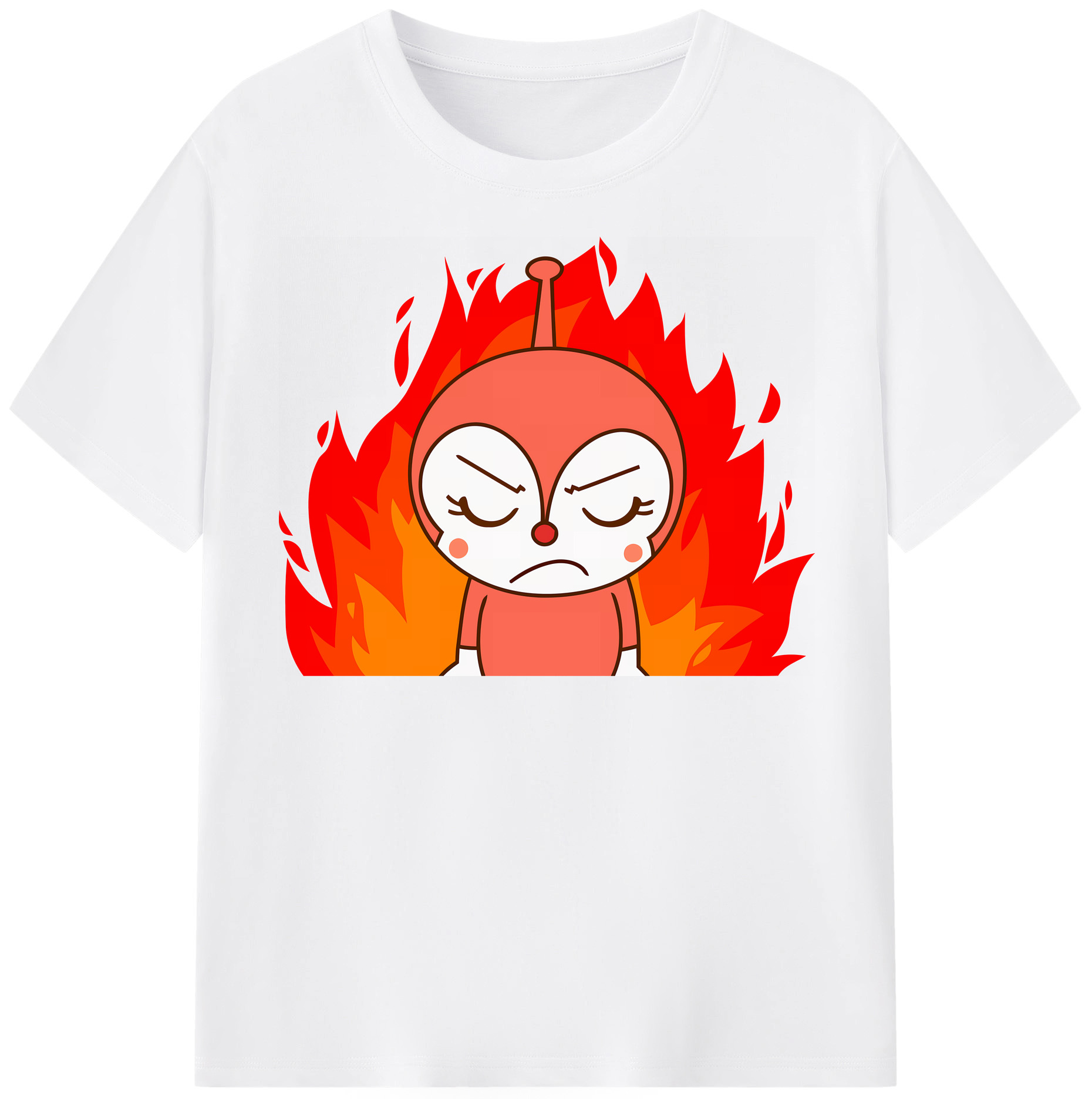 （画像用） アンパンマン Anpanman 綿100％半袖Tシャツ（フロントプリント）