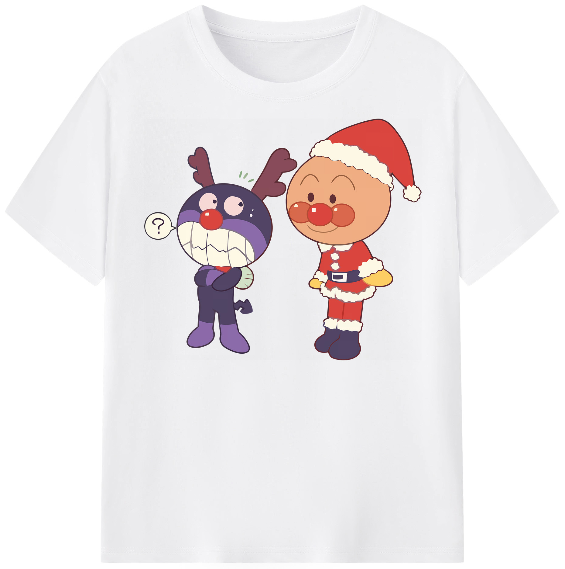 （画像用） アンパンマン Anpanman 綿100％半袖Tシャツ（フロントプリント）