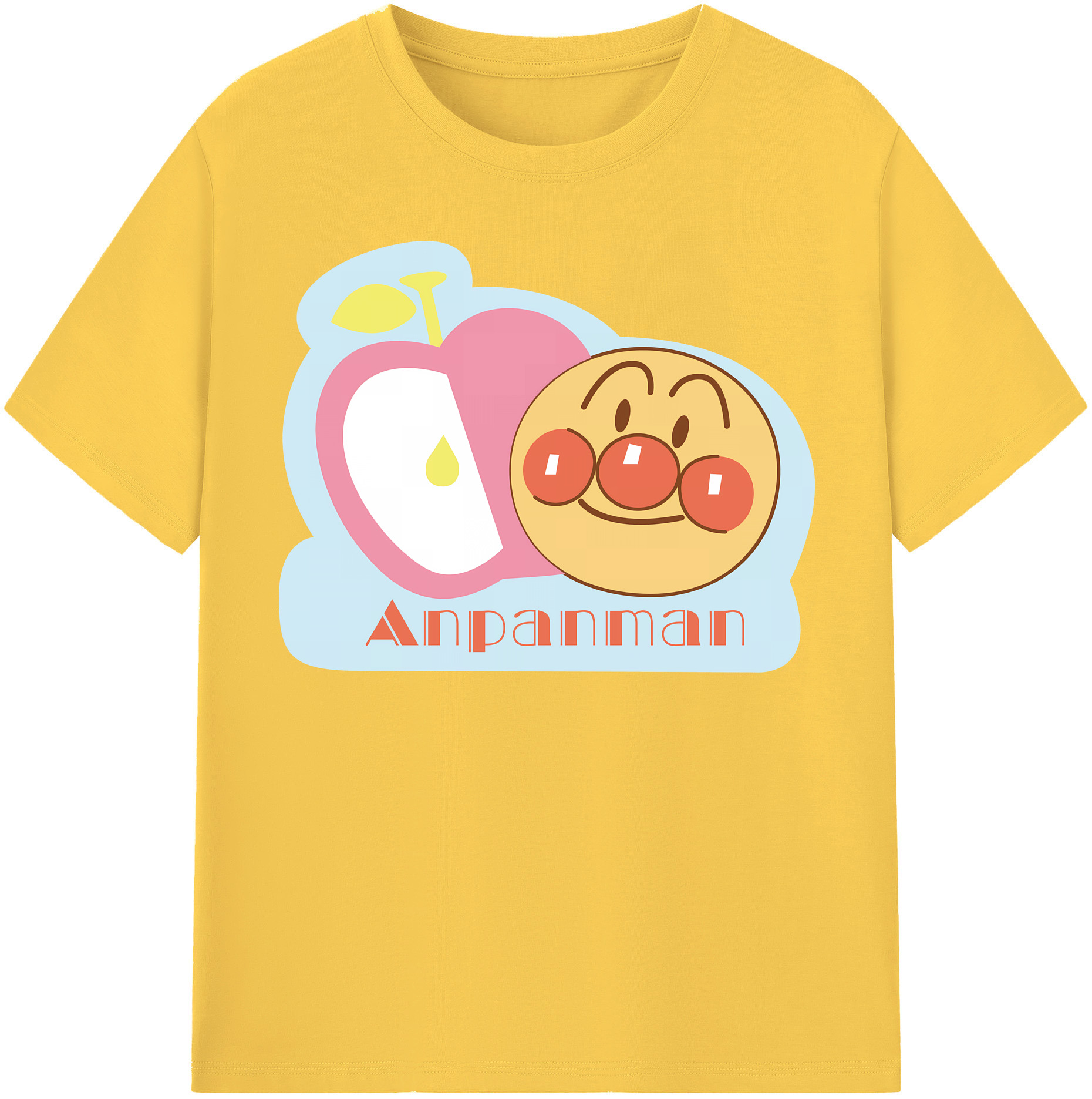 （画像用） アンパンマン Anpanman 綿100％半袖Tシャツ（フロントプリント）