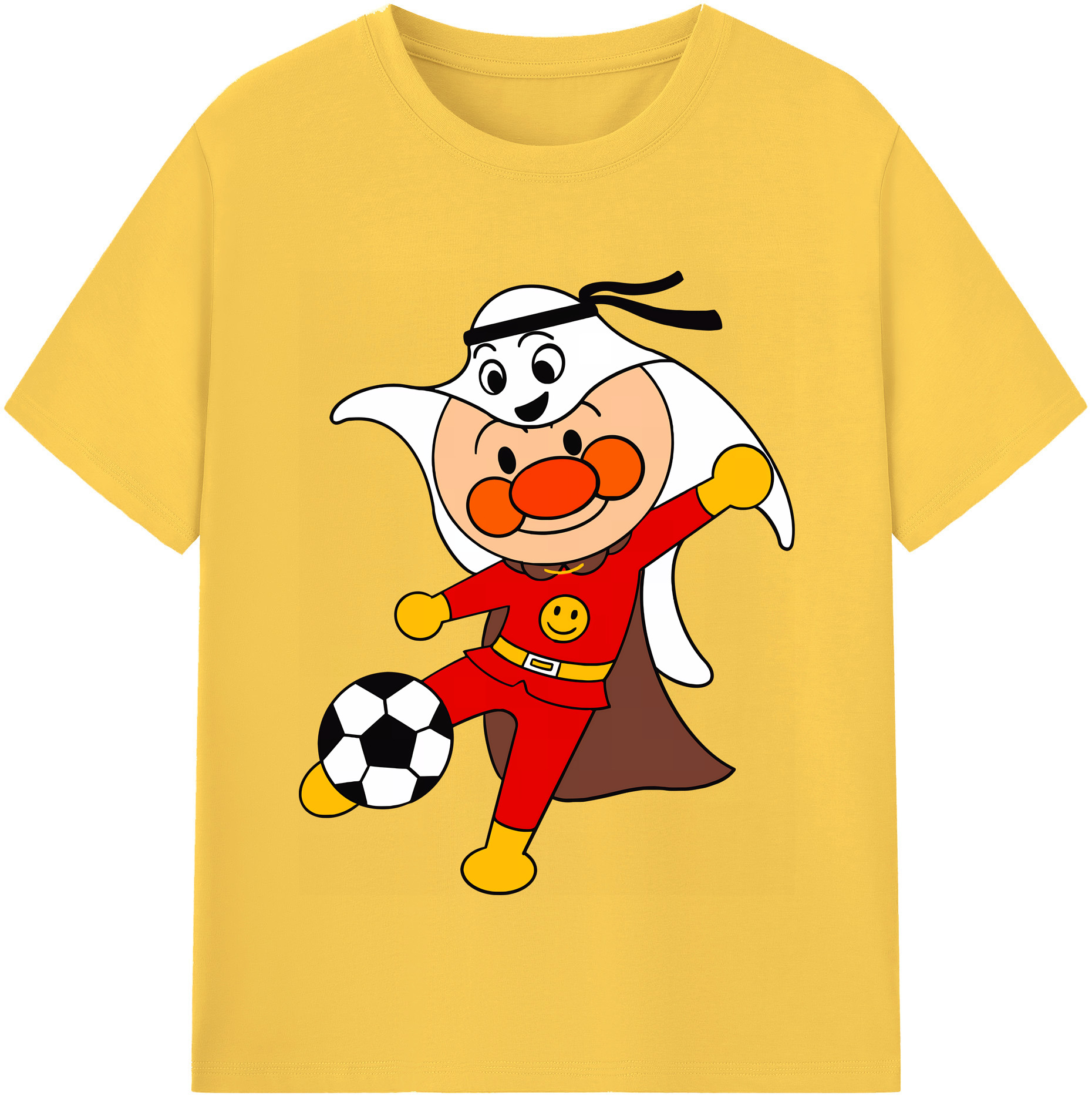 （画像用） アンパンマン Anpanman 綿100％半袖Tシャツ（フロントプリント）