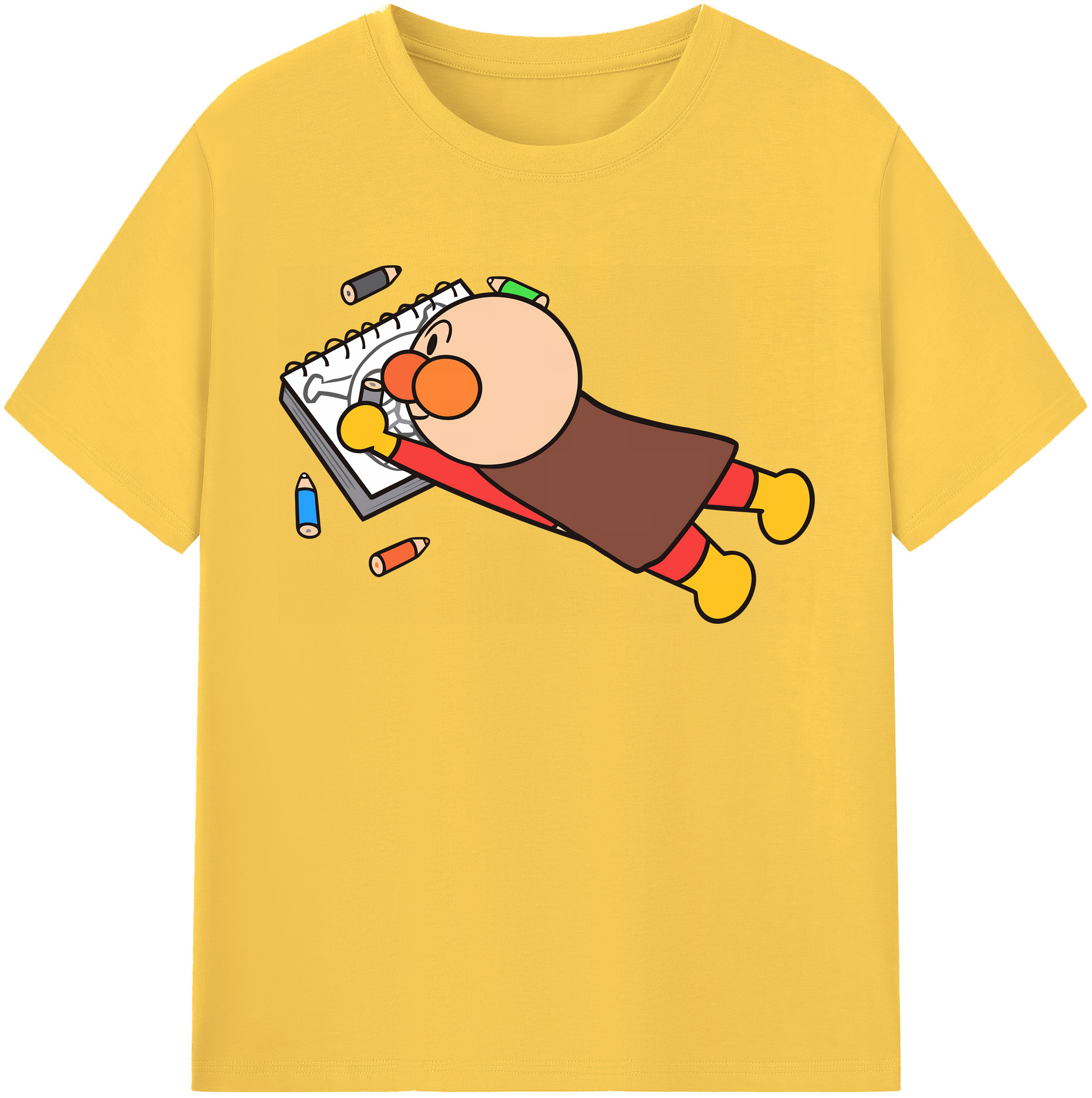 （画像用） アンパンマン Anpanman 綿100％半袖Tシャツ（フロントプリント）