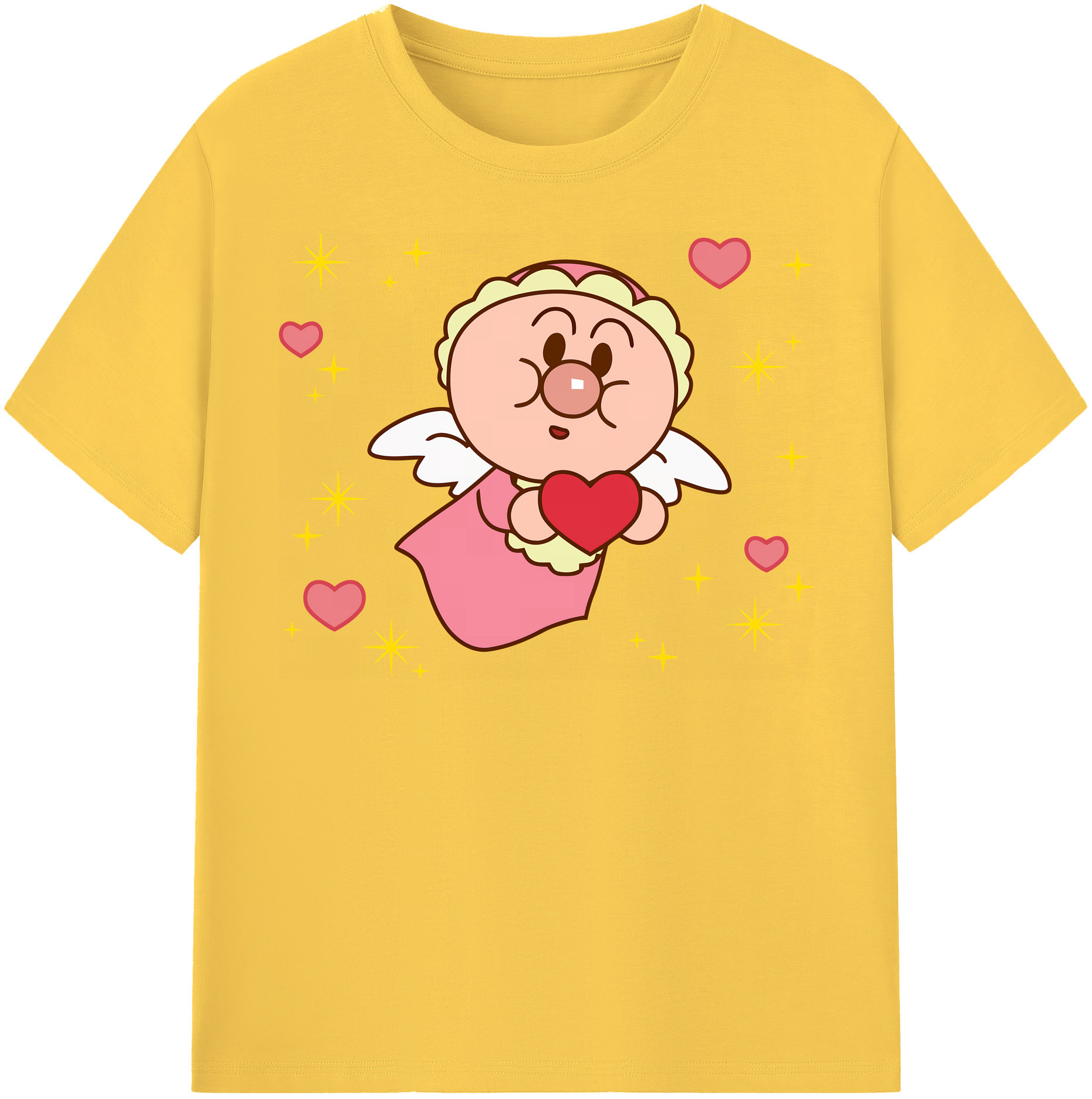 （画像用） アンパンマン Anpanman 綿100％半袖Tシャツ（フロントプリント）