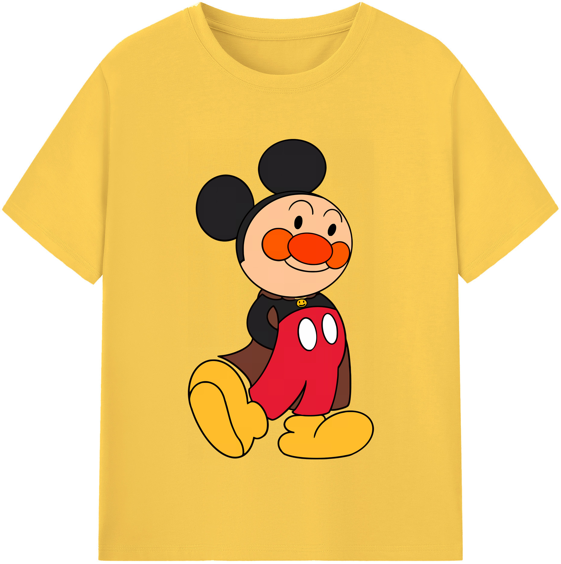 （画像用） アンパンマン Anpanman 綿100％半袖Tシャツ（フロントプリント）