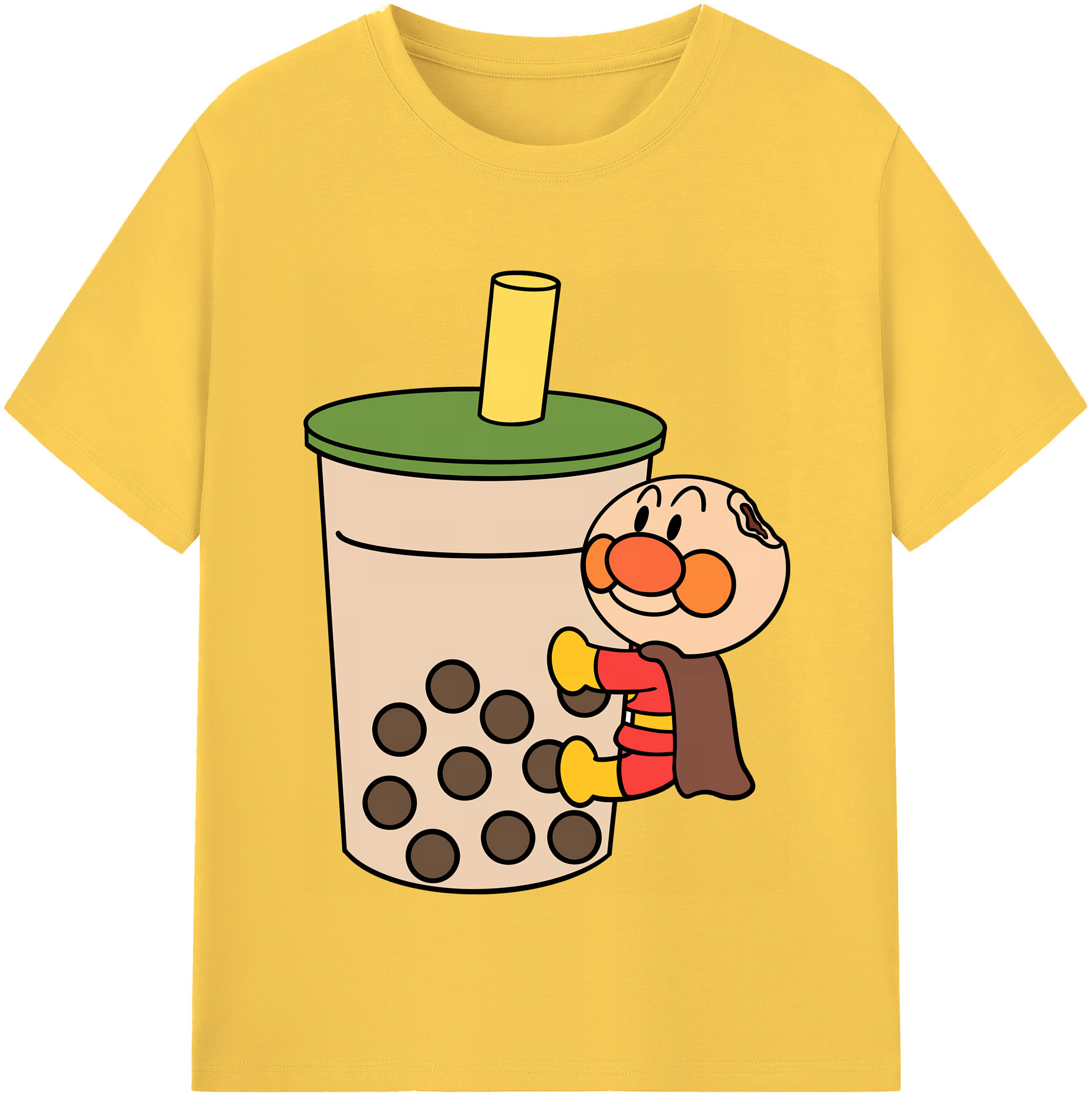 （画像用） アンパンマン Anpanman 綿100％半袖Tシャツ（フロントプリント）
