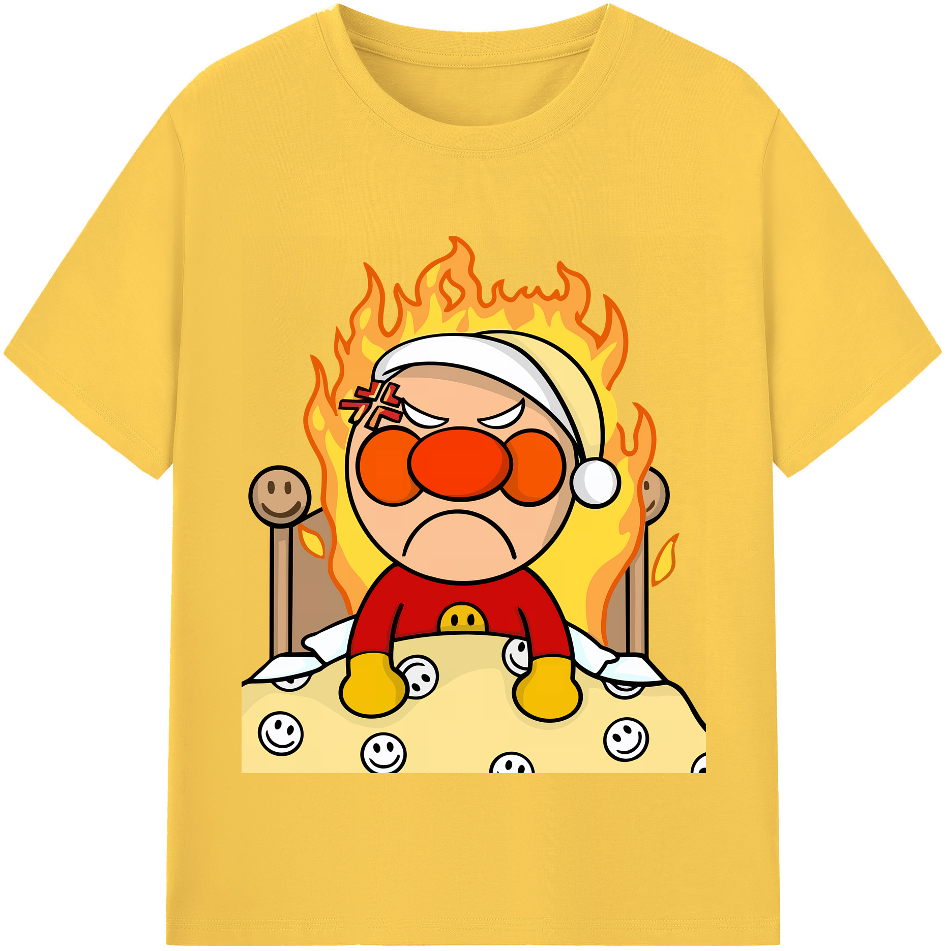 （画像用） アンパンマン Anpanman 綿100％半袖Tシャツ（フロントプリント）
