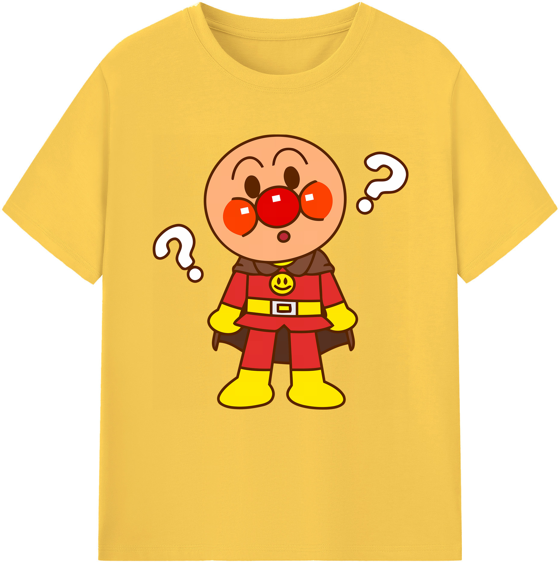 （画像用） アンパンマン Anpanman 綿100％半袖Tシャツ（フロントプリント）