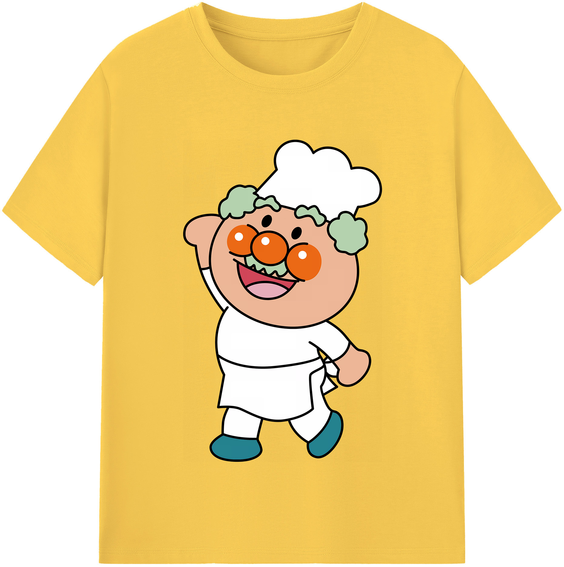 （画像用） アンパンマン Anpanman 綿100％半袖Tシャツ（フロントプリント）