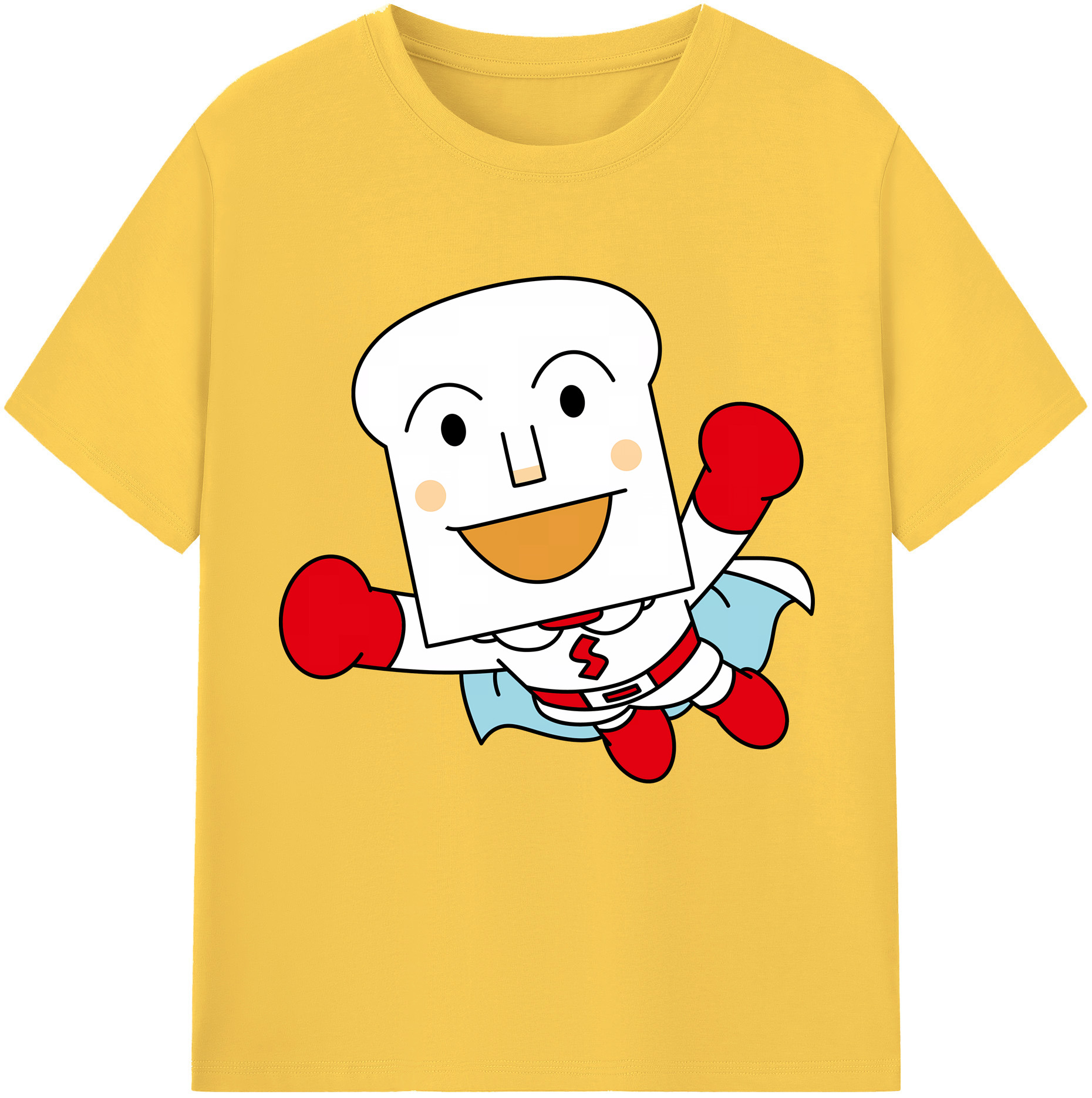 （画像用） アンパンマン Anpanman 綿100％半袖Tシャツ（フロントプリント）