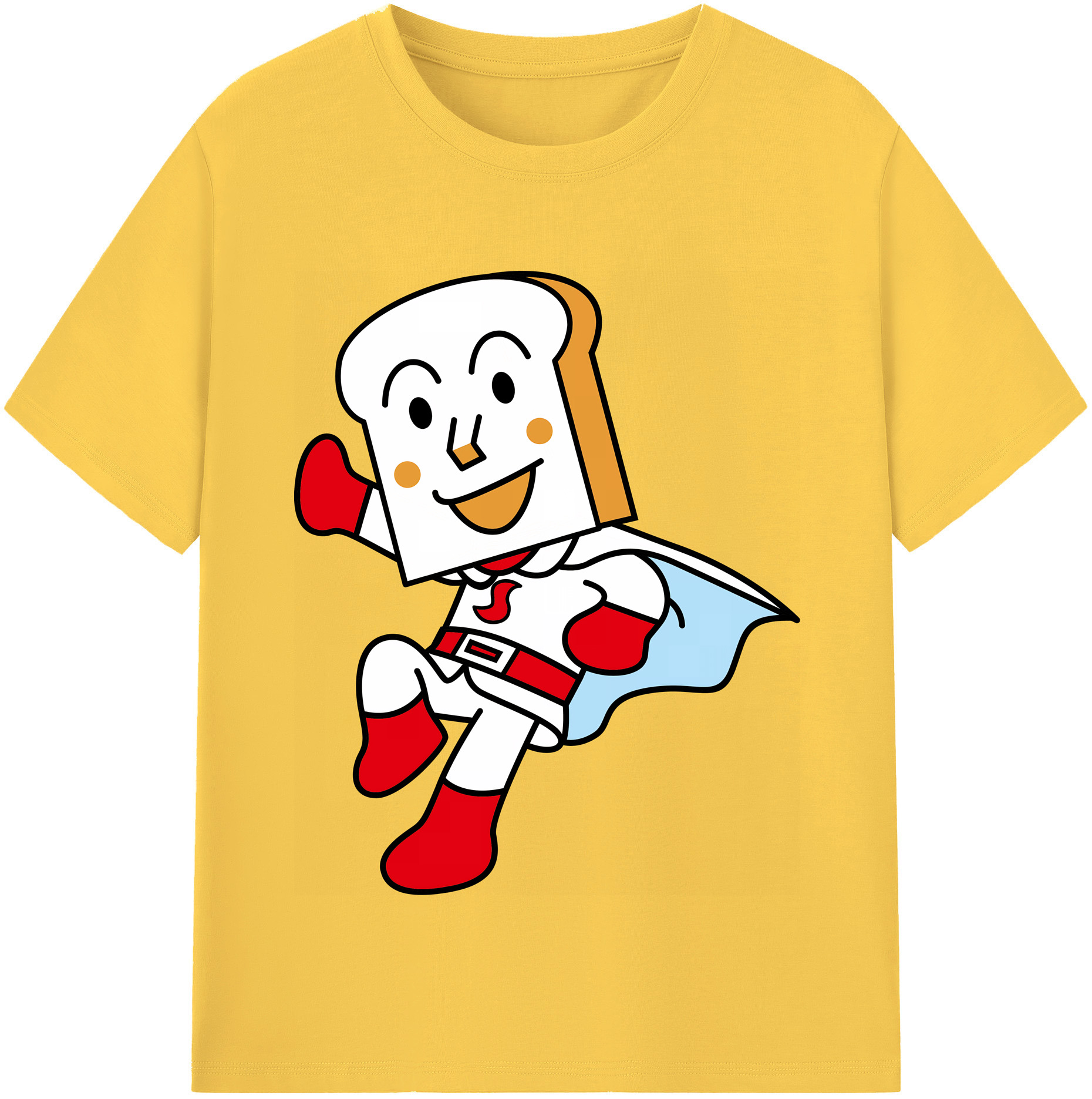 （画像用） アンパンマン Anpanman 綿100％半袖Tシャツ（フロントプリント）