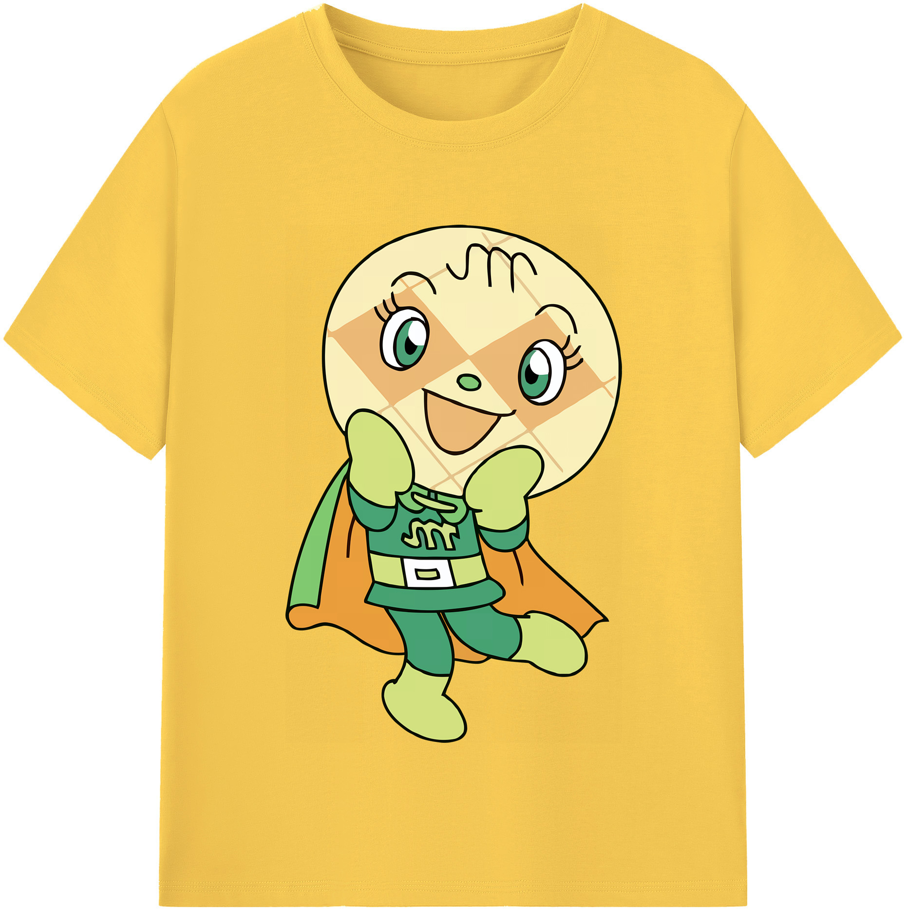 （画像用） アンパンマン Anpanman 綿100％半袖Tシャツ（フロントプリント）
