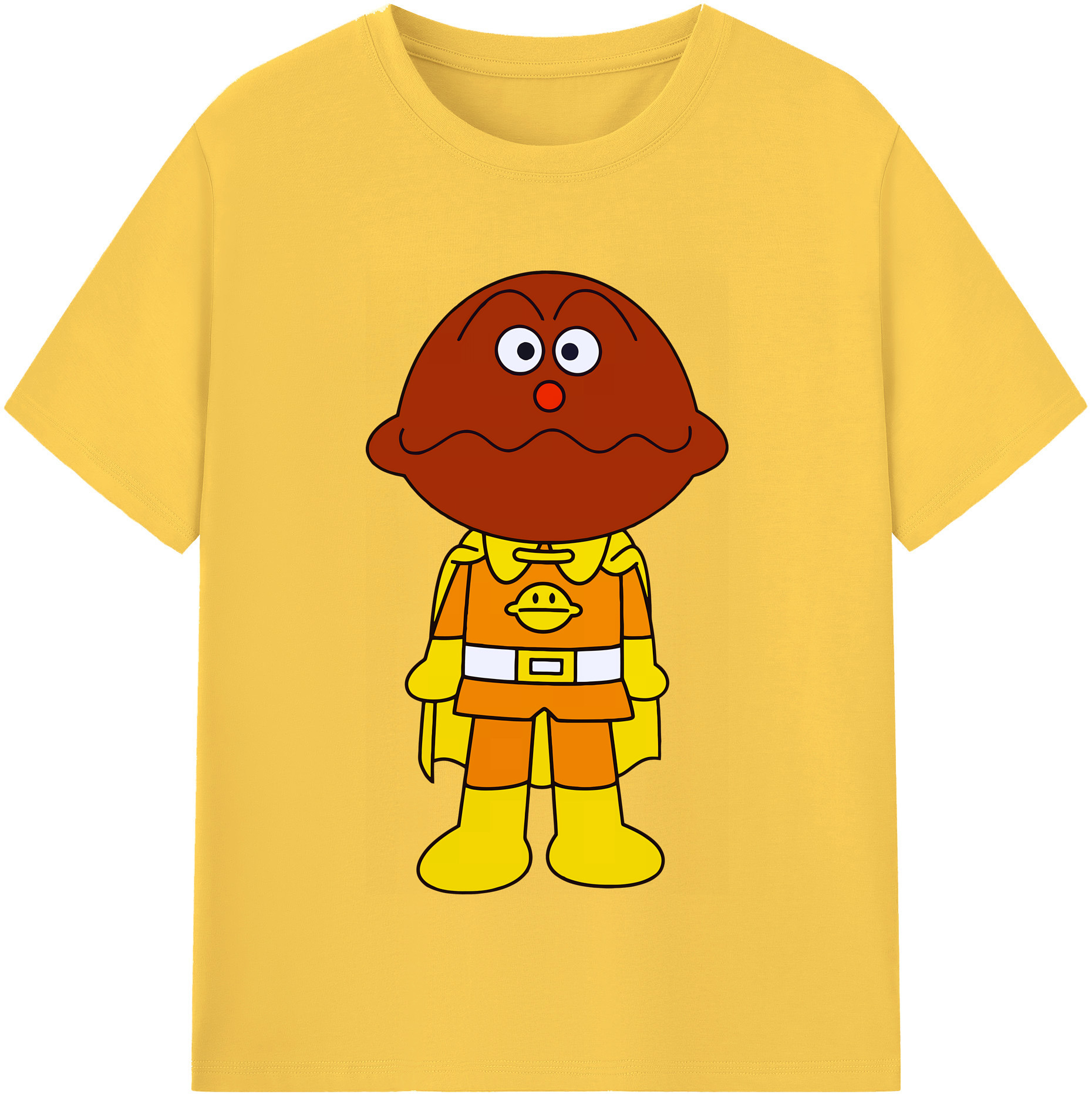 （画像用） アンパンマン Anpanman 綿100％半袖Tシャツ（フロントプリント）