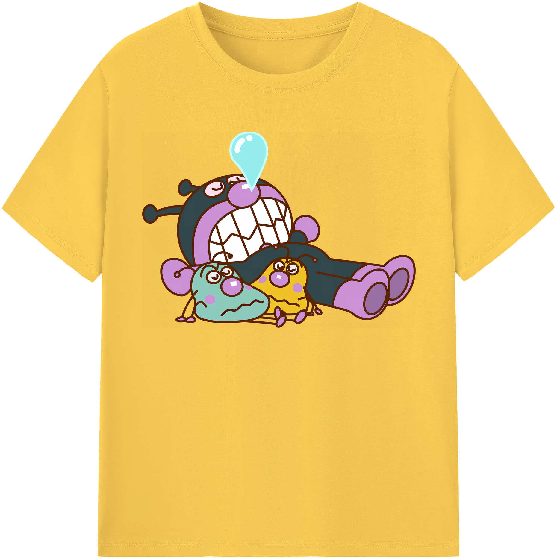 （画像用） アンパンマン Anpanman 綿100％半袖Tシャツ（フロントプリント）