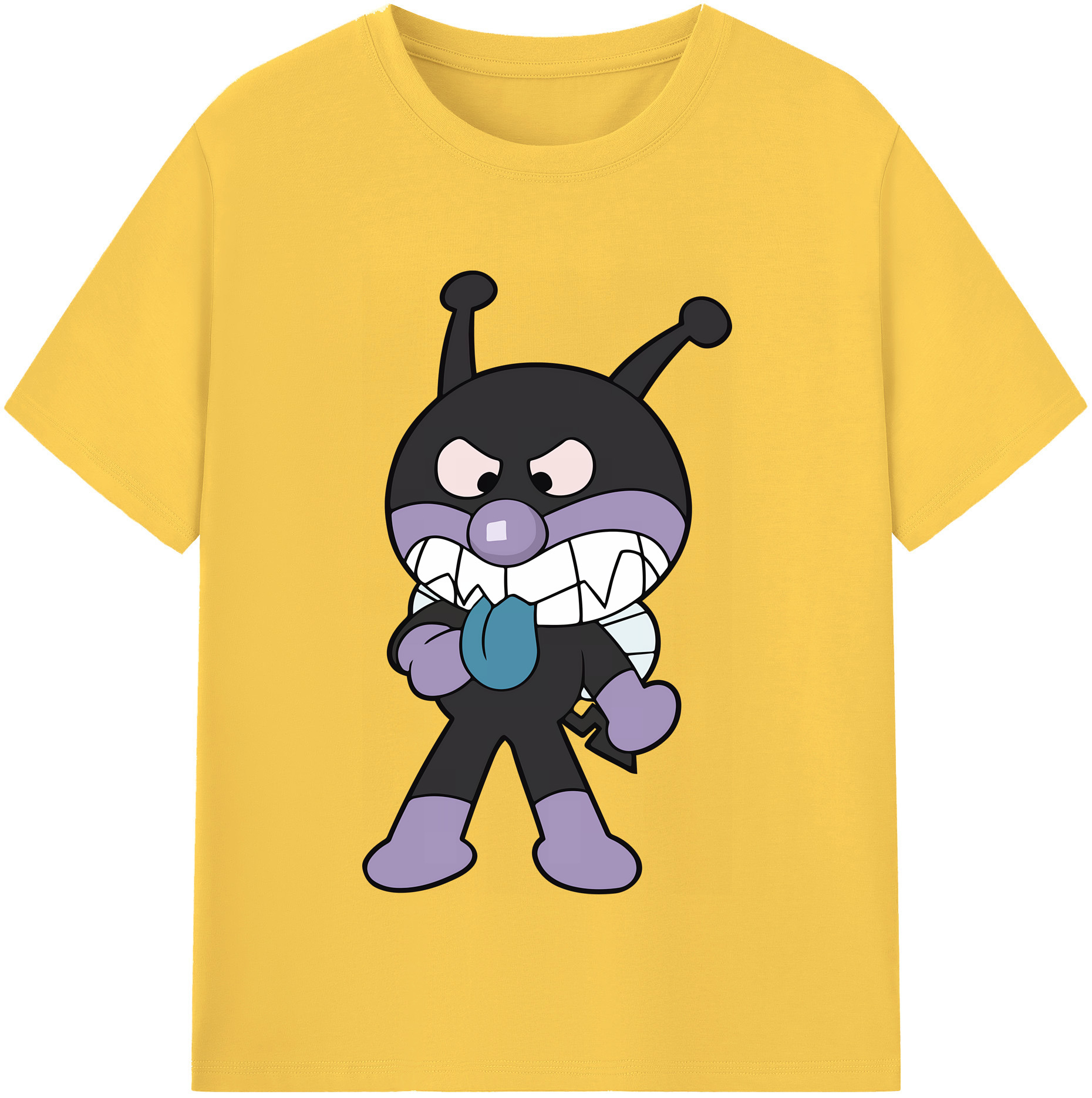 （画像用） アンパンマン Anpanman 綿100％半袖Tシャツ（フロントプリント）