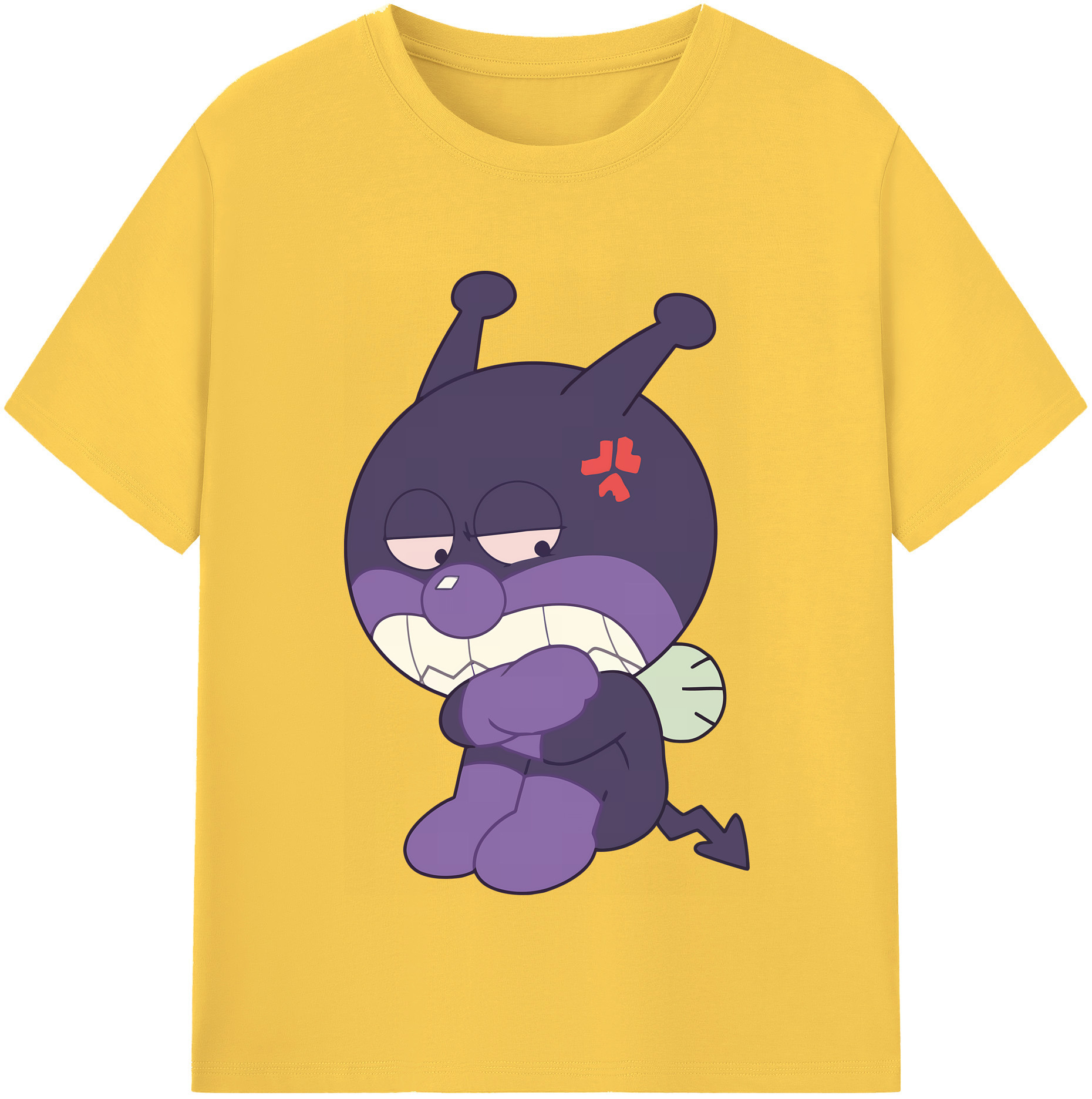 （画像用） アンパンマン Anpanman 綿100％半袖Tシャツ（フロントプリント）