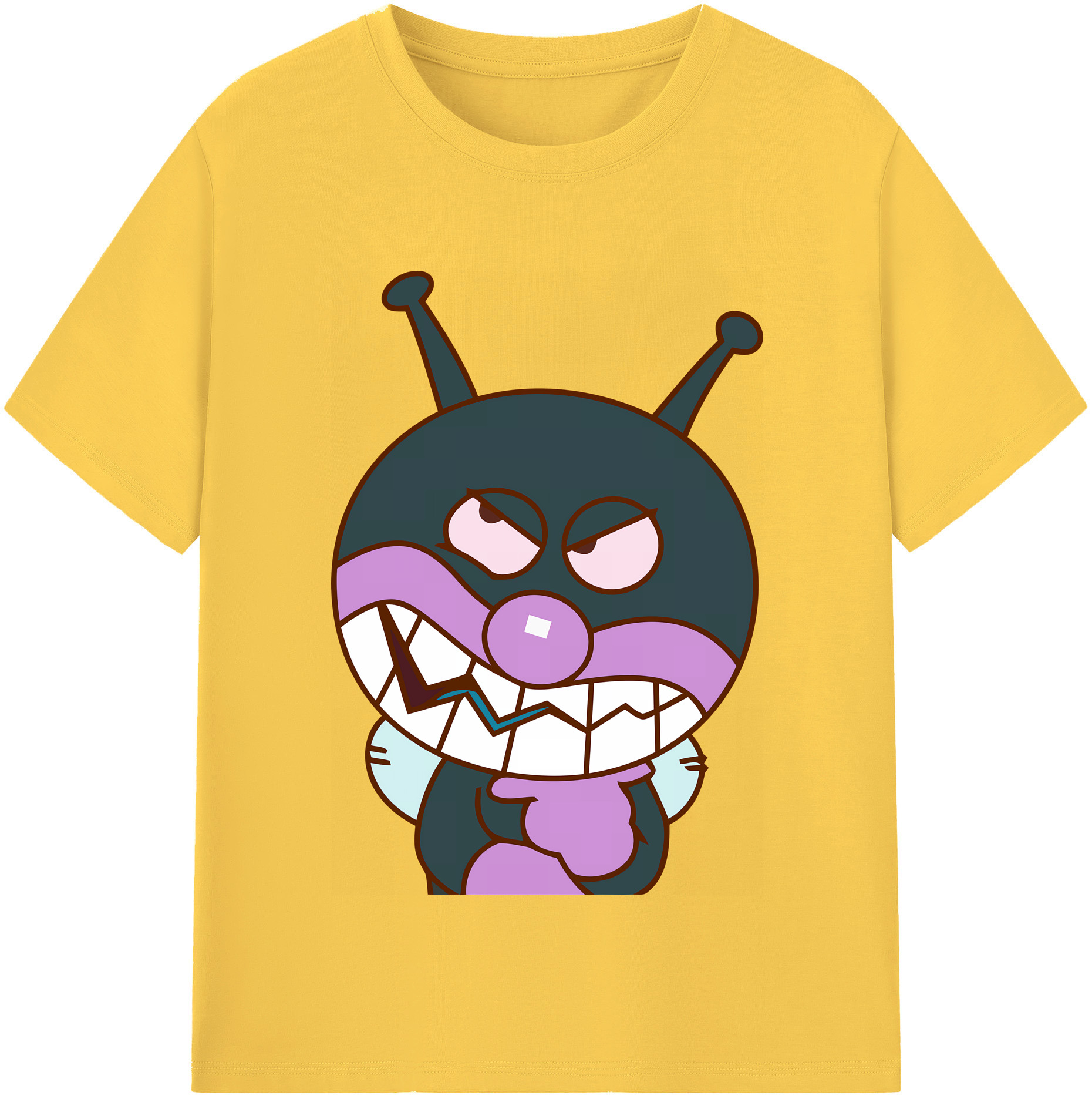 （画像用） アンパンマン Anpanman 綿100％半袖Tシャツ（フロントプリント）