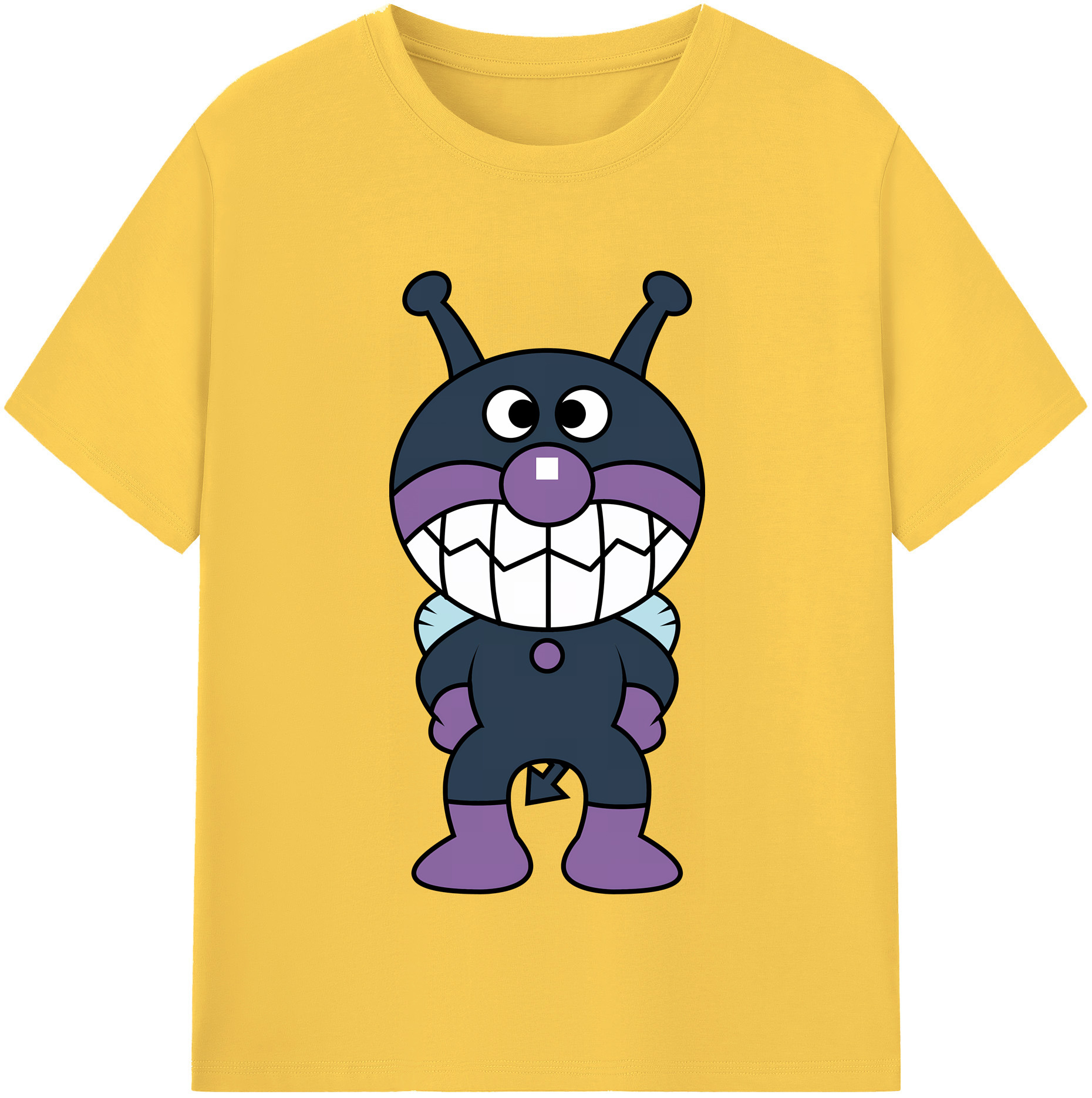 （画像用） アンパンマン Anpanman 綿100％半袖Tシャツ（フロントプリント）