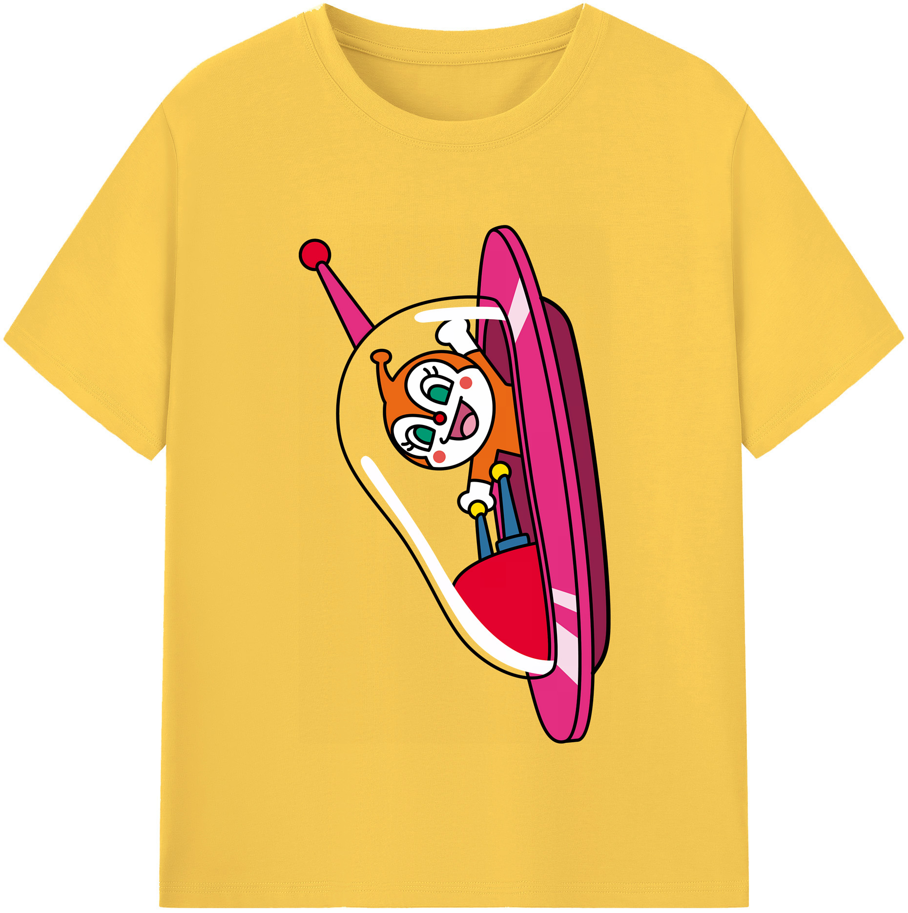 （画像用） アンパンマン Anpanman 綿100％半袖Tシャツ（フロントプリント）
