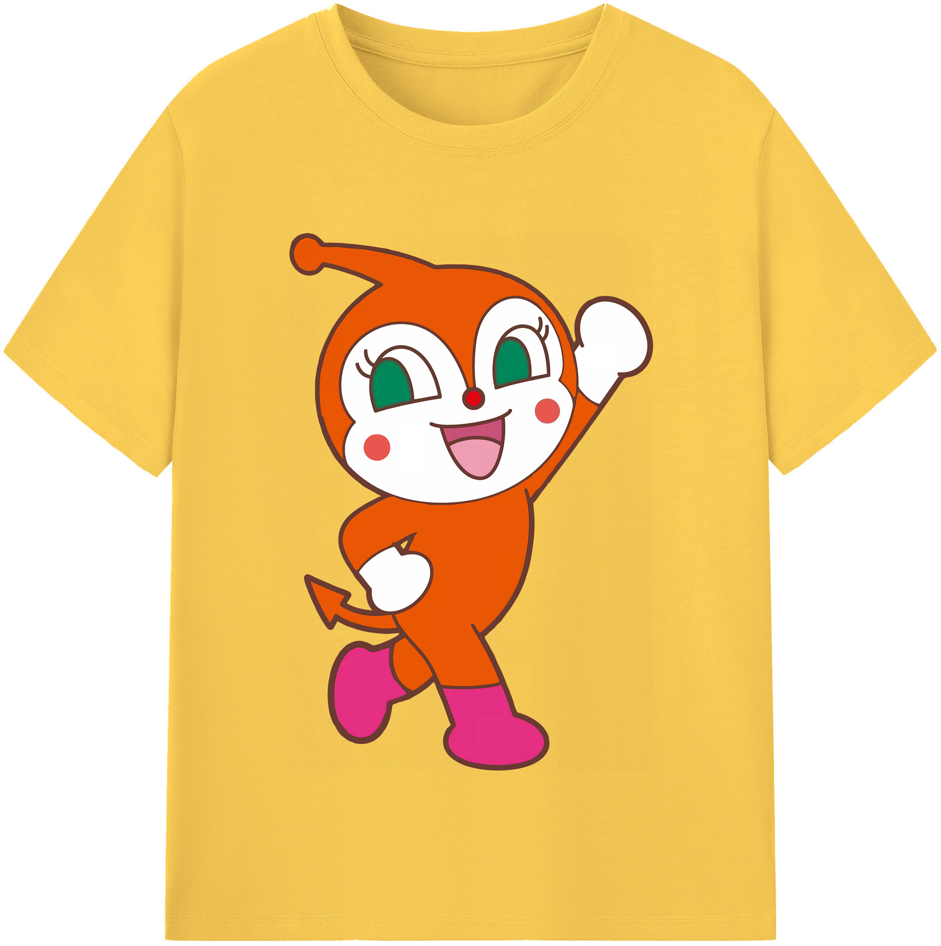 （画像用） アンパンマン Anpanman 綿100％半袖Tシャツ（フロントプリント）