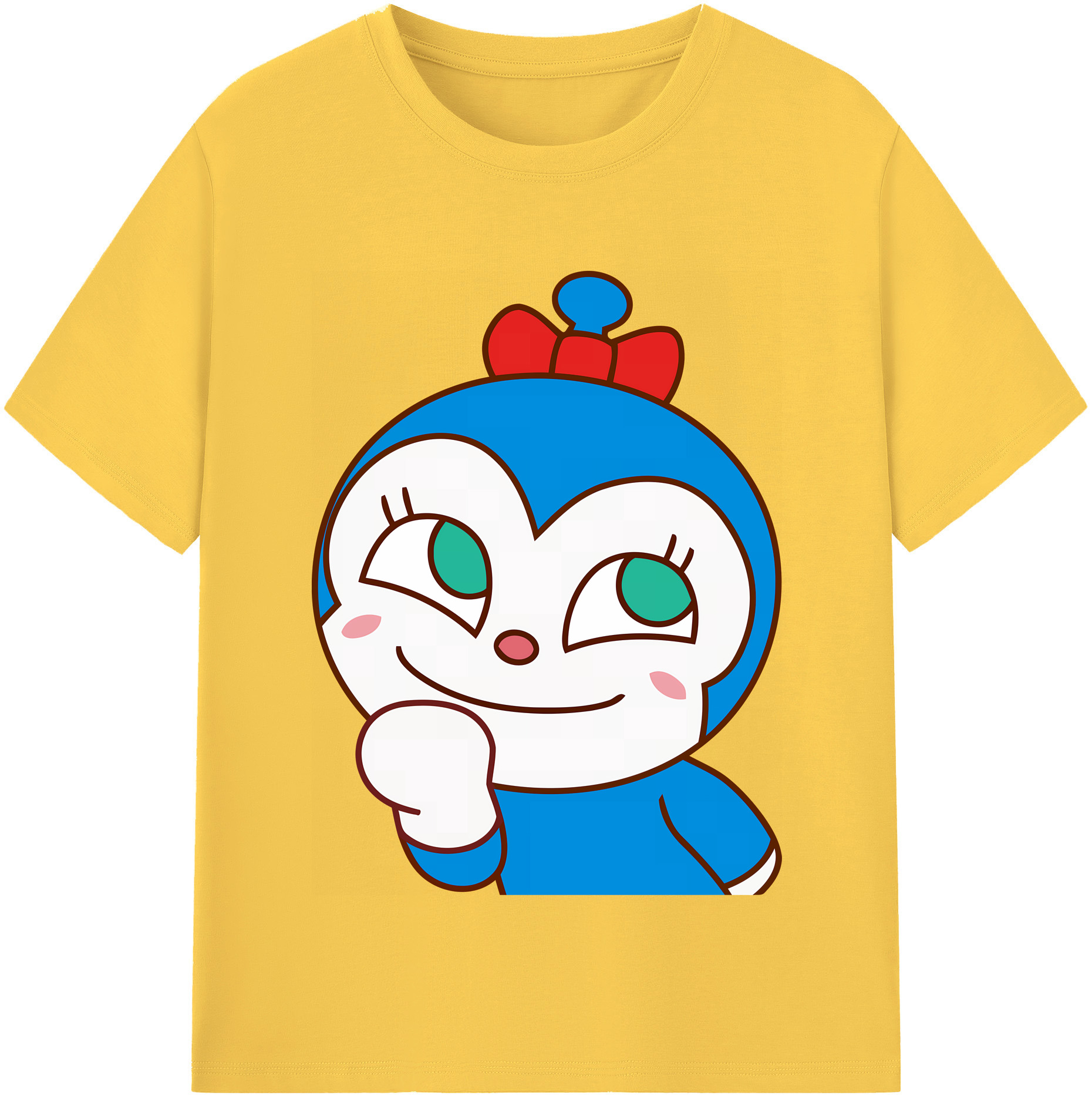（画像用） アンパンマン Anpanman 綿100％半袖Tシャツ（フロントプリント）
