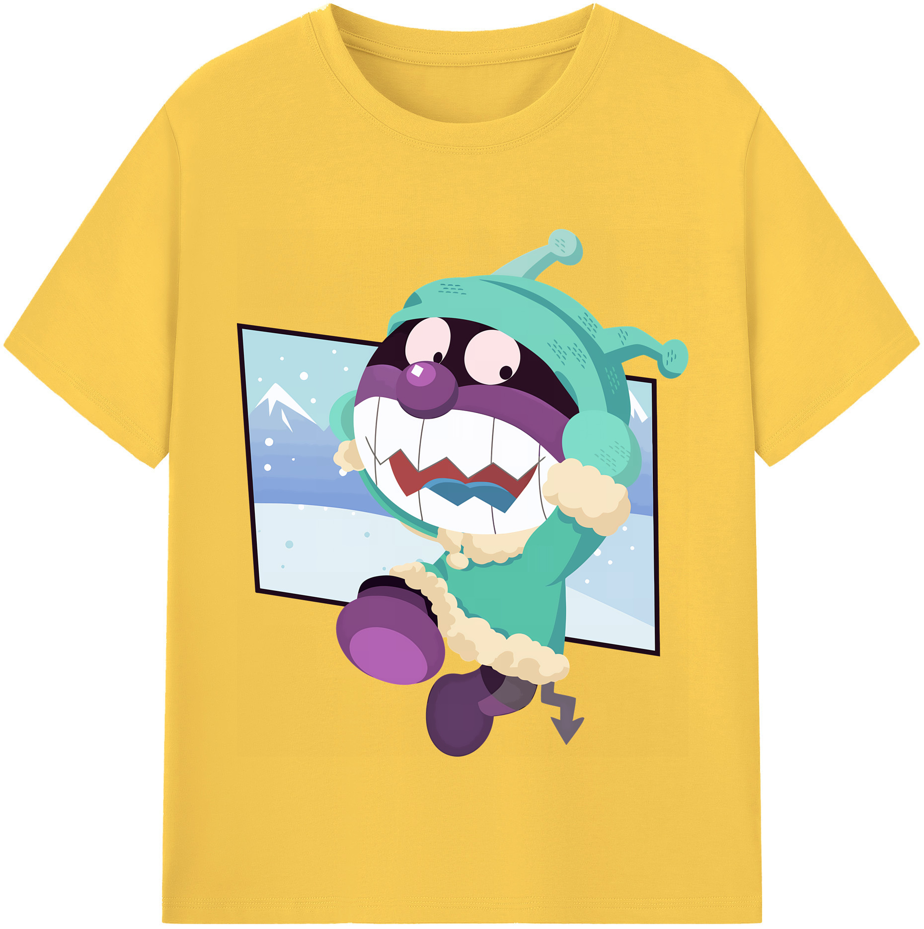 （画像用） アンパンマン Anpanman 綿100％半袖Tシャツ（フロントプリント）