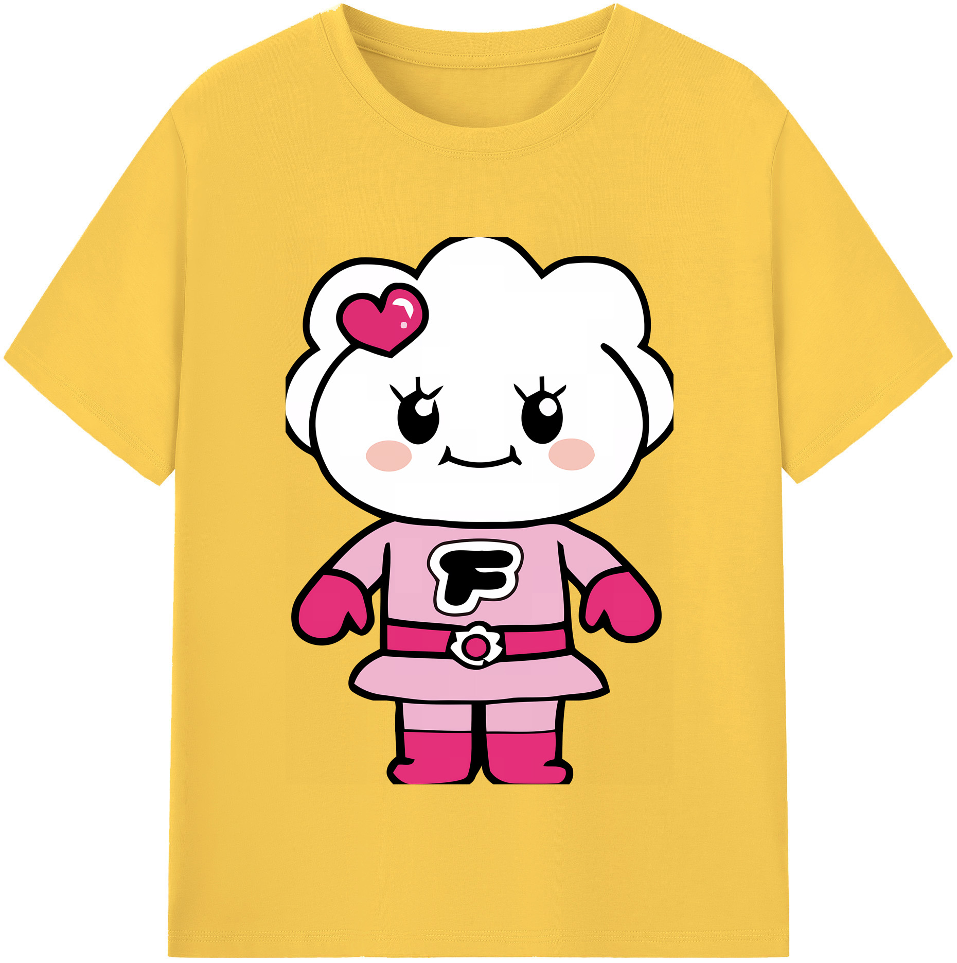 （画像用） アンパンマン Anpanman 綿100％半袖Tシャツ（フロントプリント）