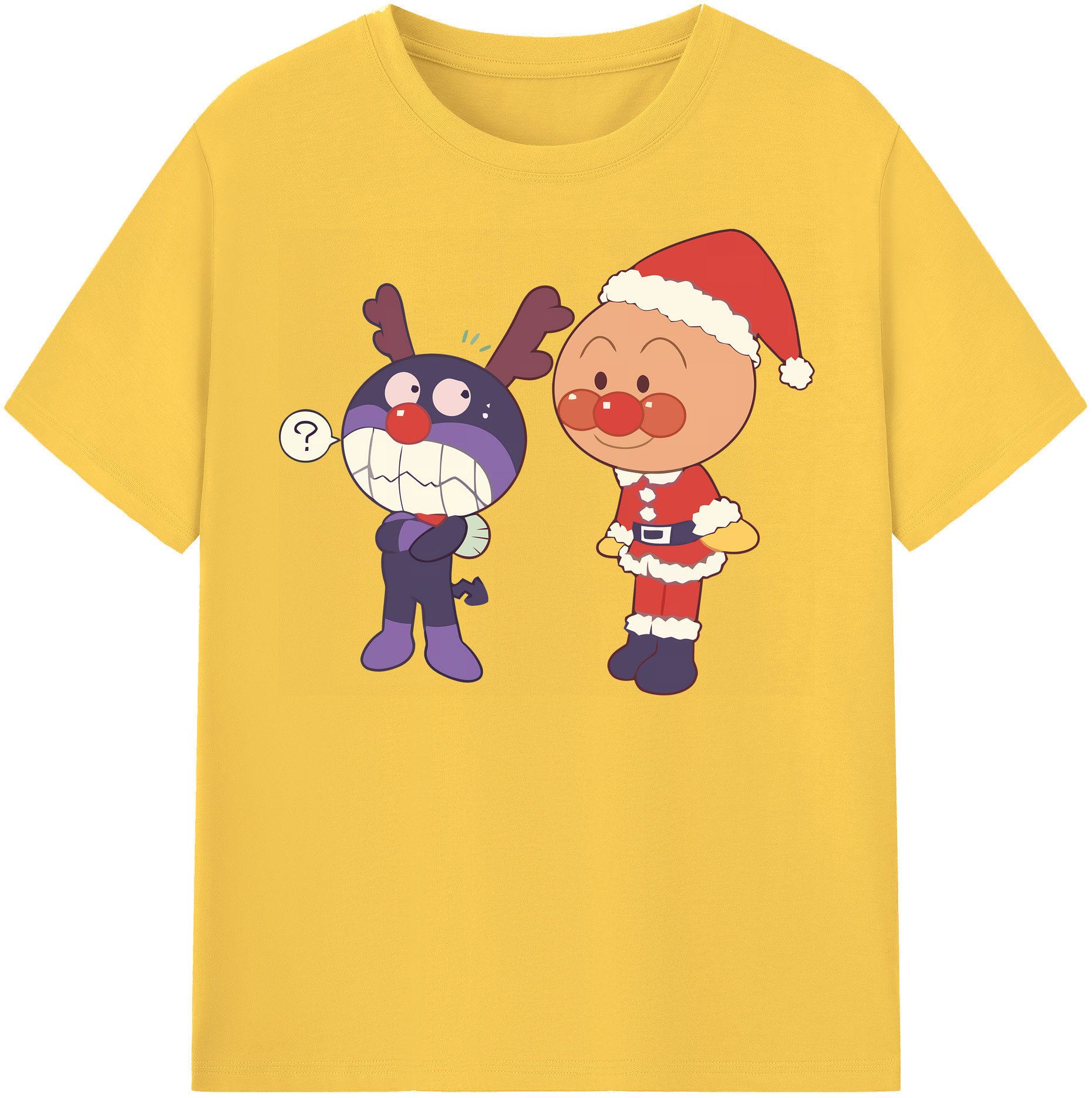 （画像用） アンパンマン Anpanman 綿100％半袖Tシャツ（フロントプリント）
